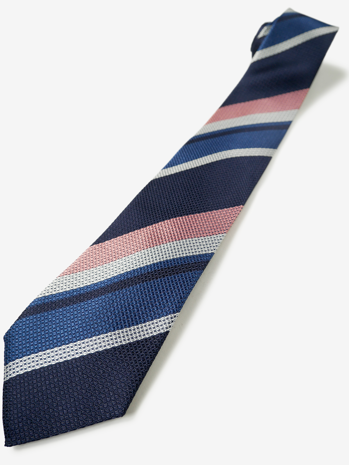 Classico Seta|Stripe Tie|ブルー