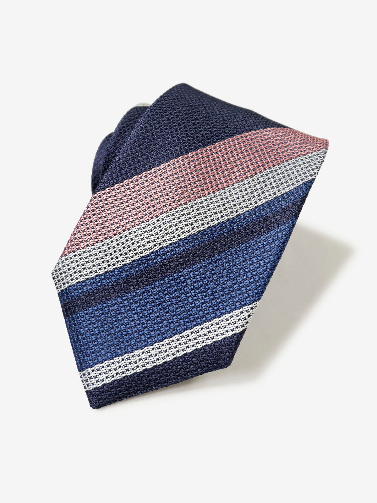 Classico Seta|Stripe Tie|ブルー