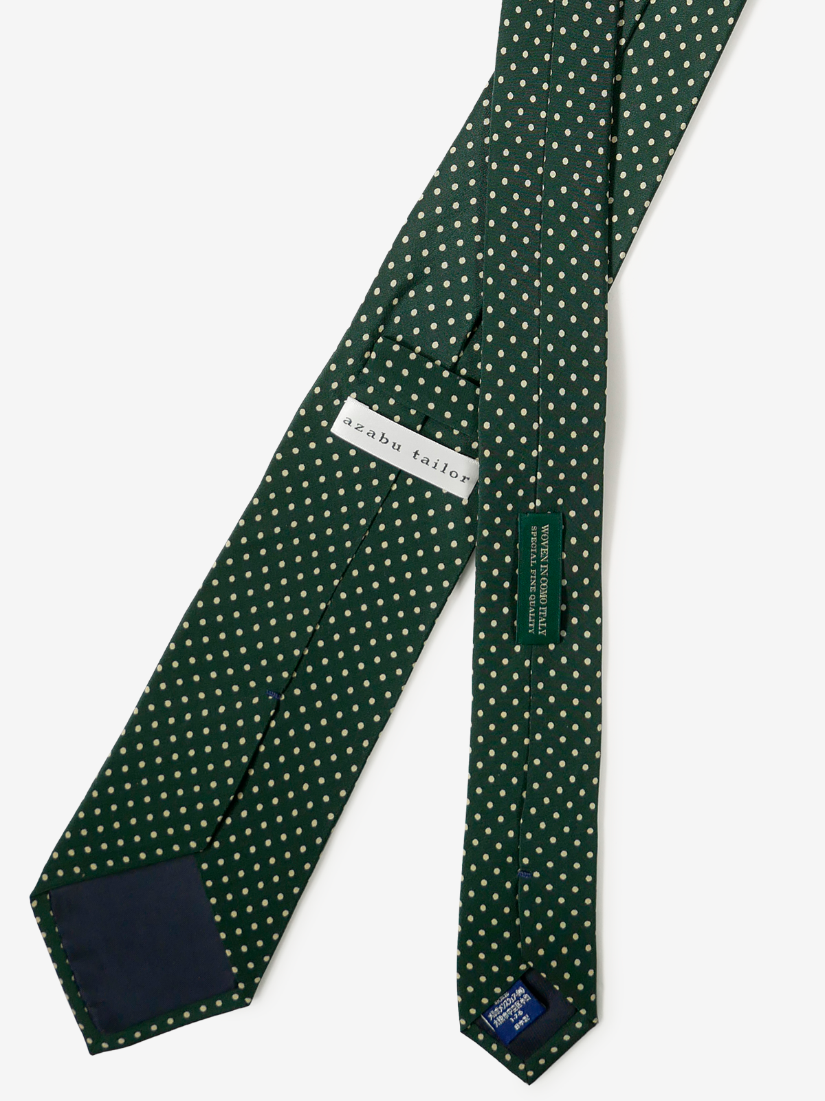 Dots Neat Tie|グリーン