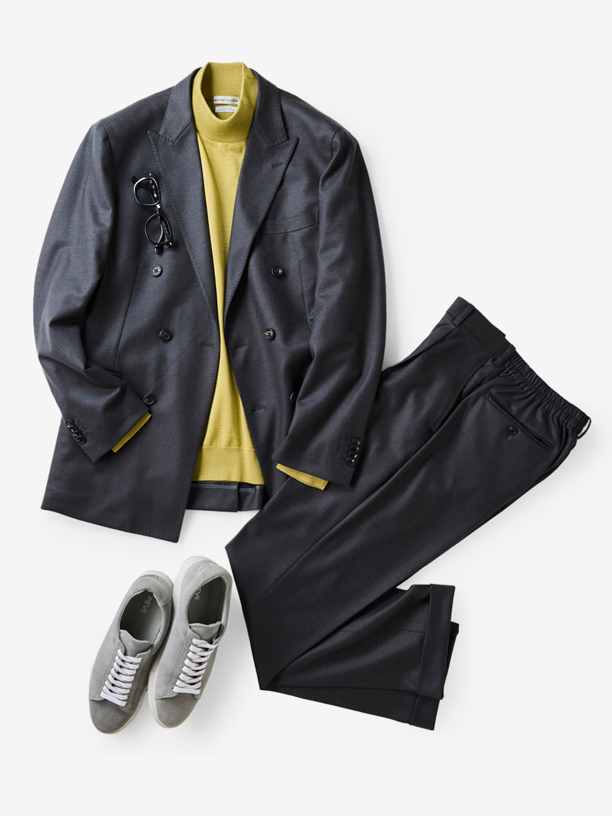 Mock-Neck Sweater|マスタード