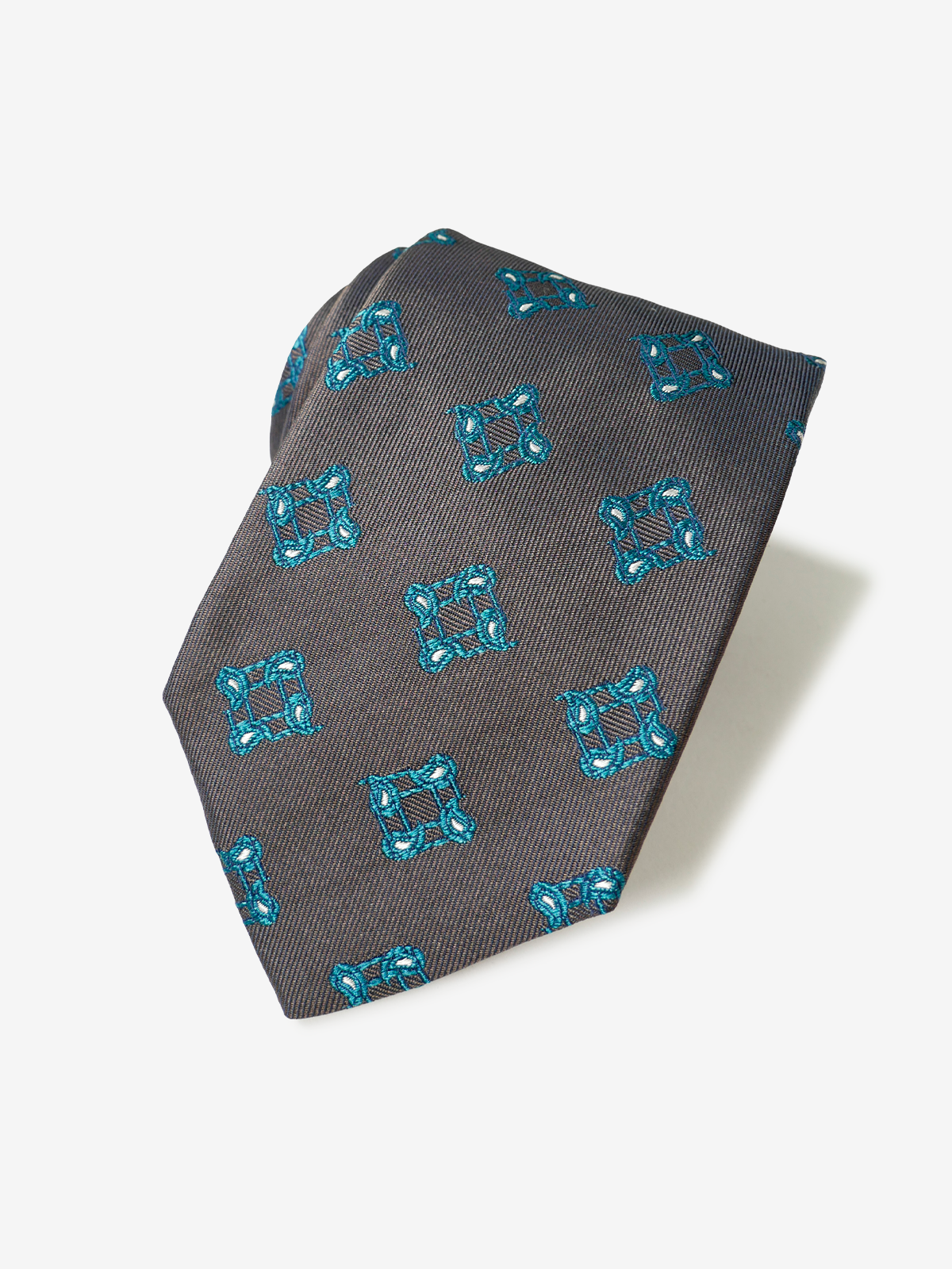 Classico Seta|Paisley Neat Tie|ブラウン