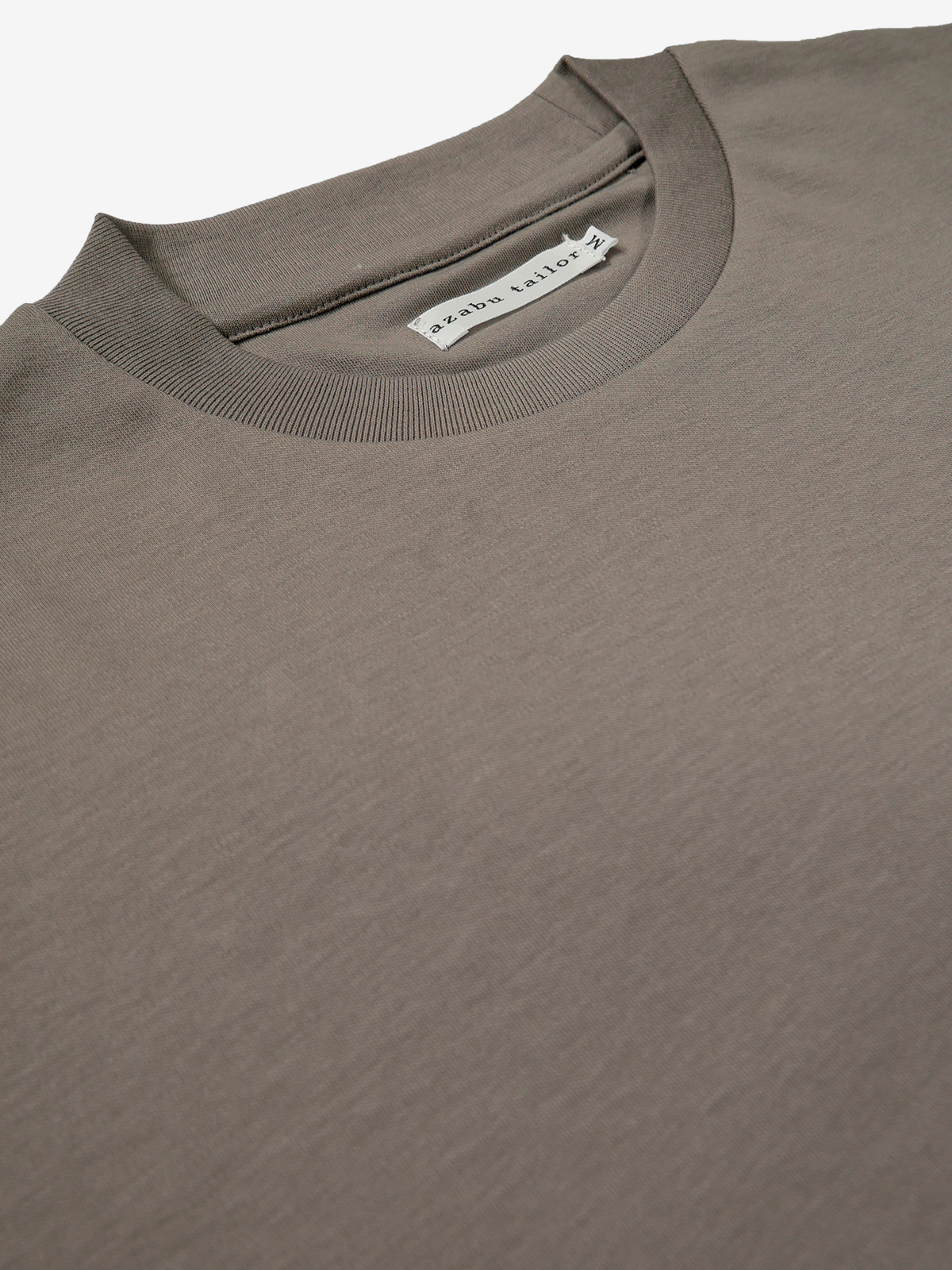 Cotton T-Shirt|グレイッシュブラウン