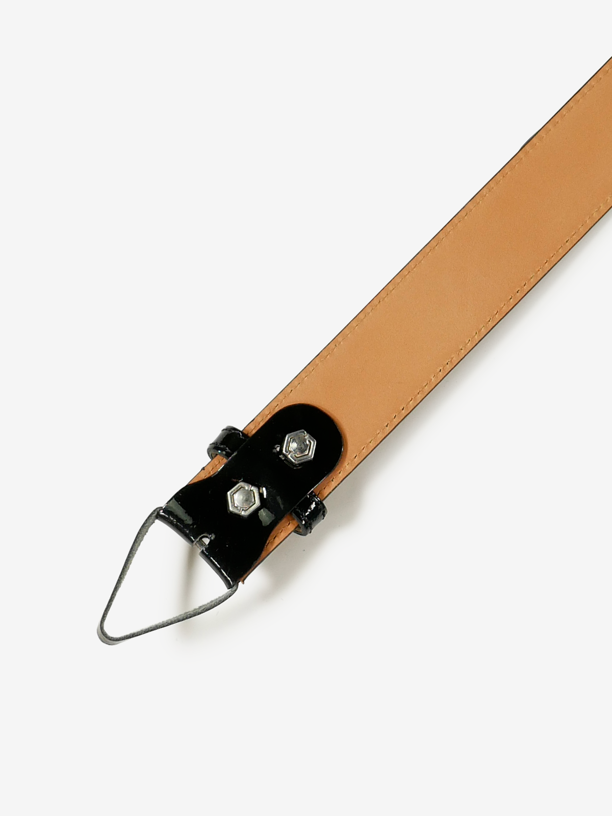 Enamel Leather Belt|ブラック