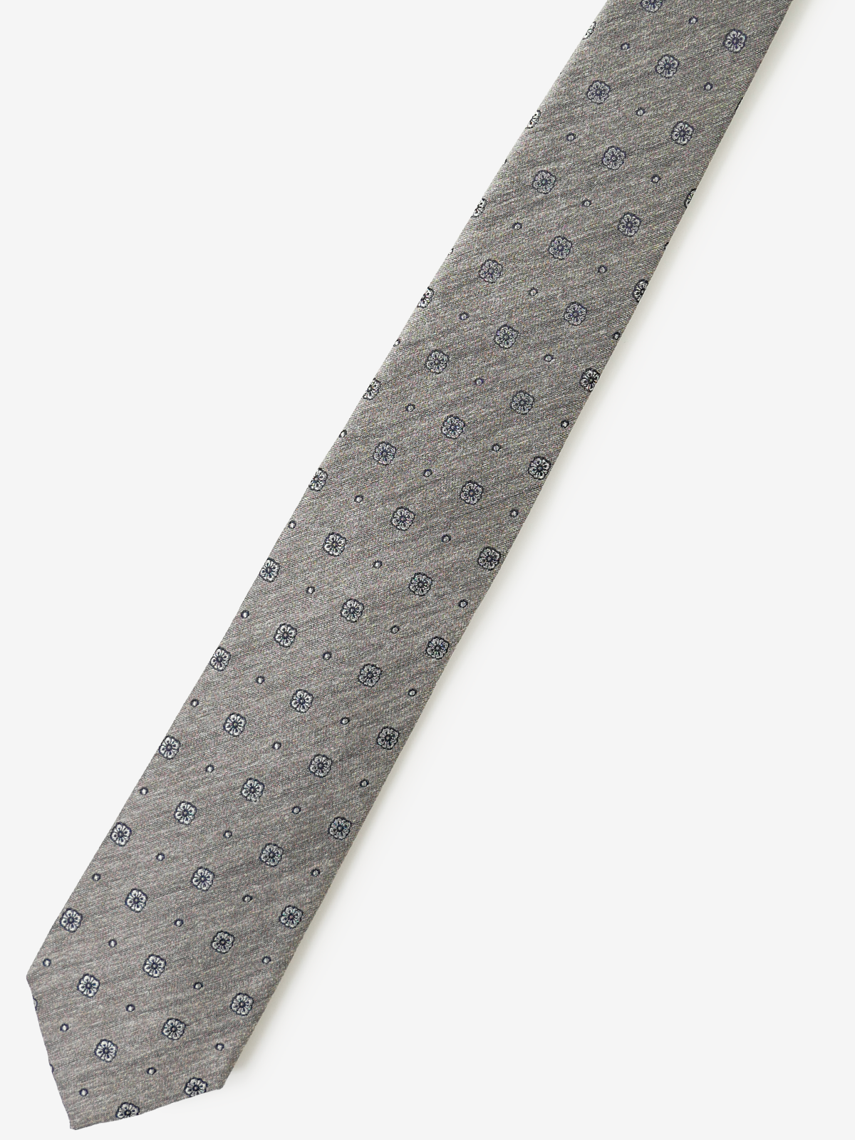 Classico Seta|Neat Tie|グレー