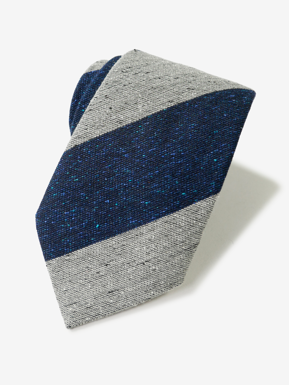 Classico Seta|Stripe Tie|グレー