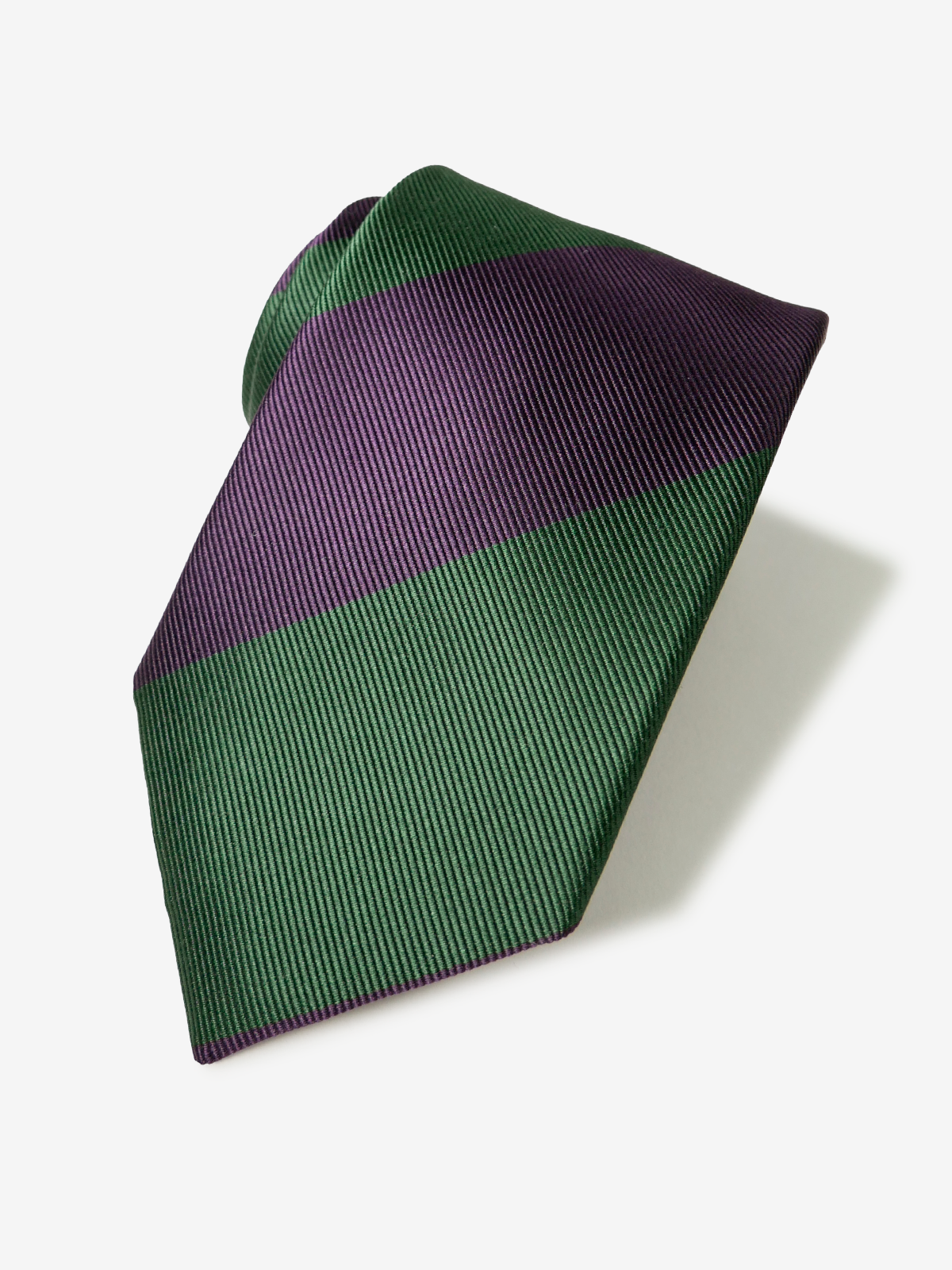 Block Stripe Tie|パープル