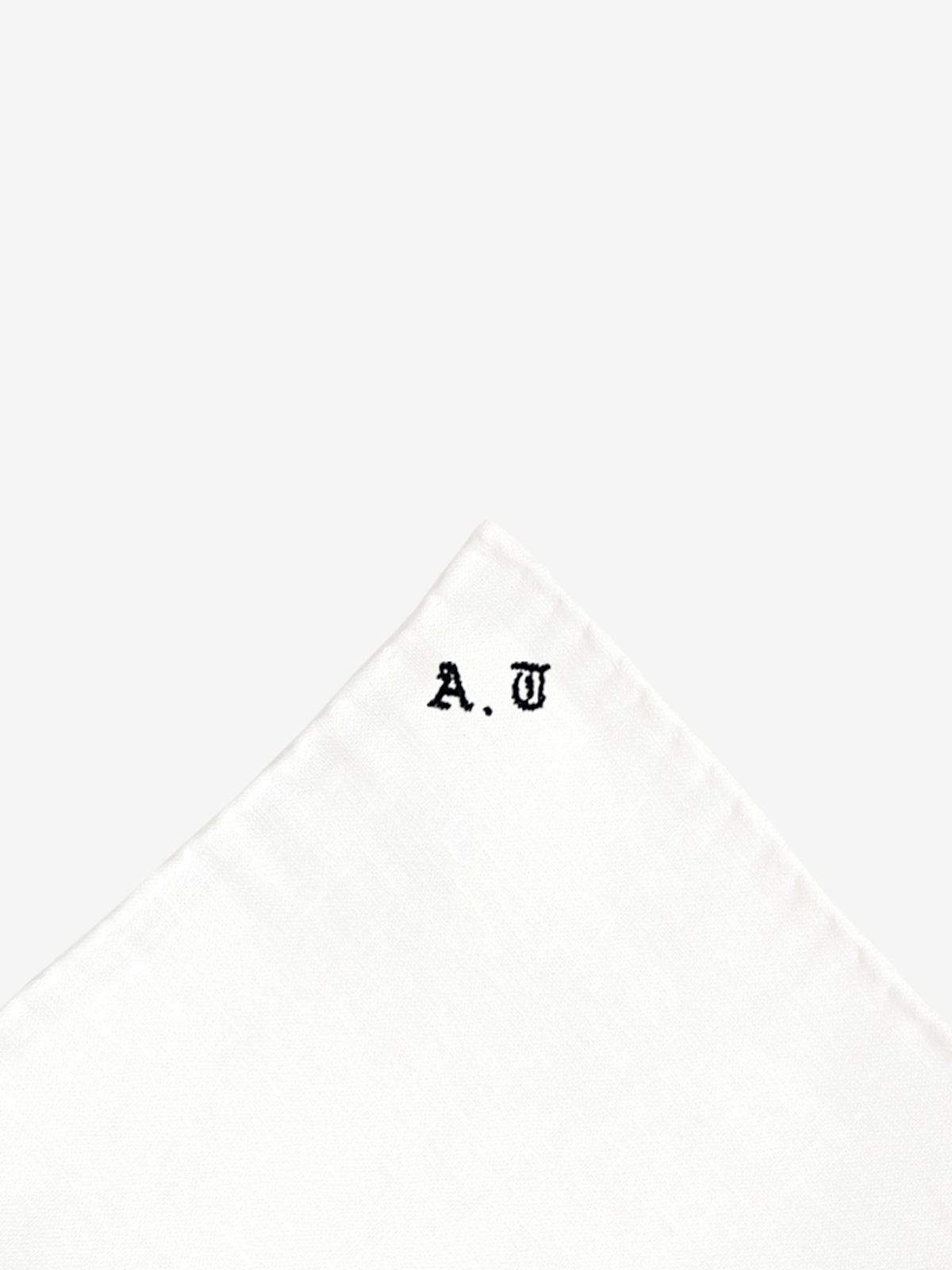 Linen Pocket Square|ホワイト