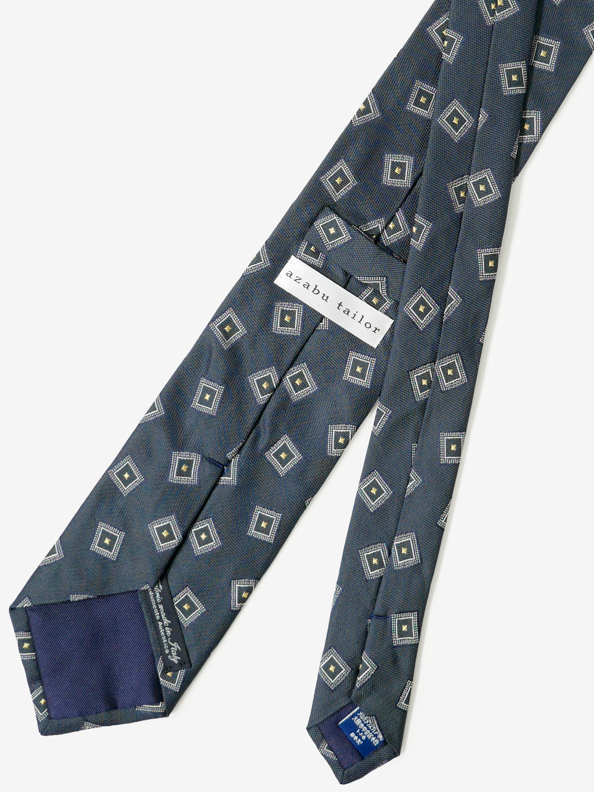 Classico Seta|Square Neat Tie|グリーン