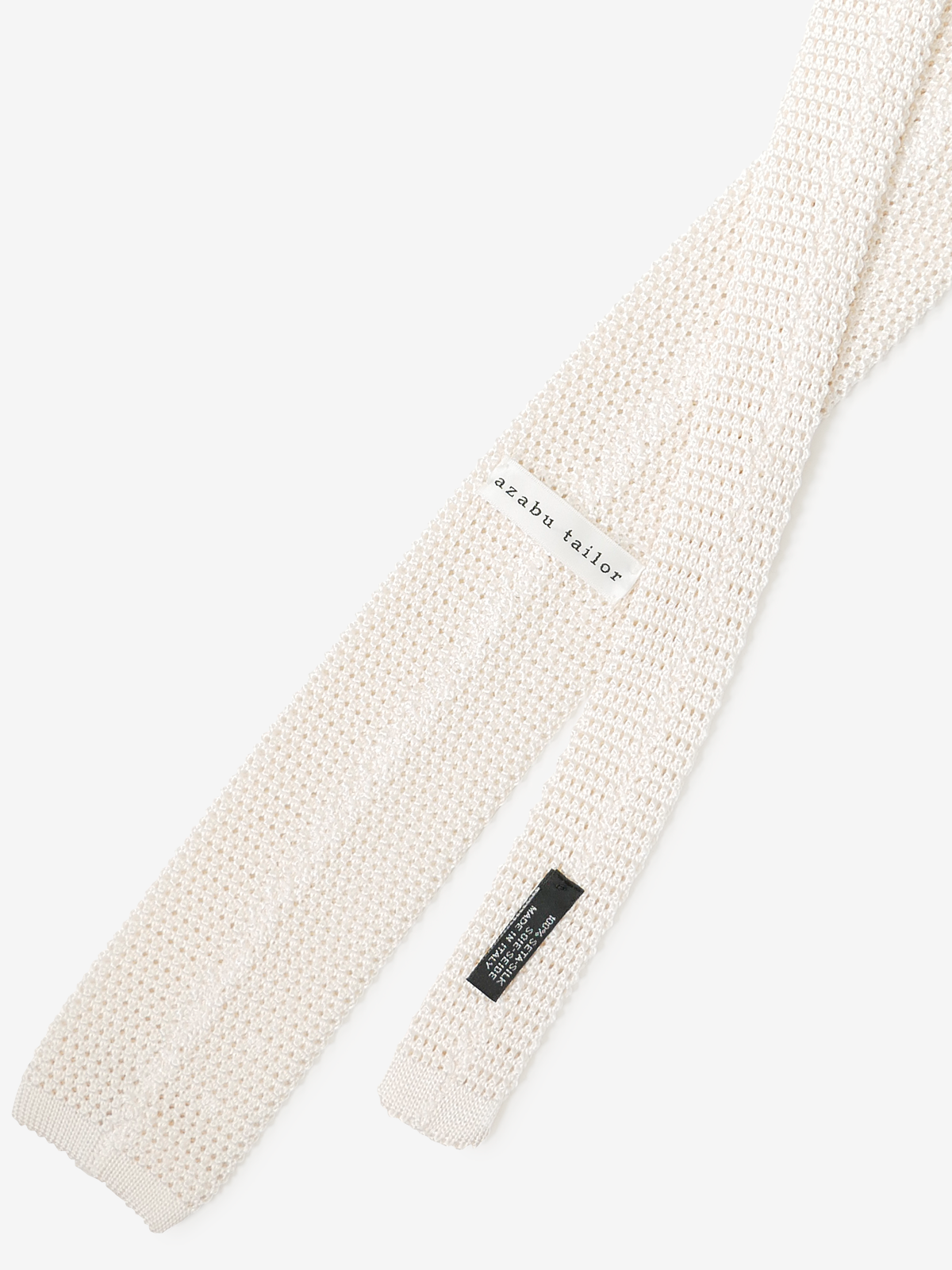 Knitted Tie|ホワイト