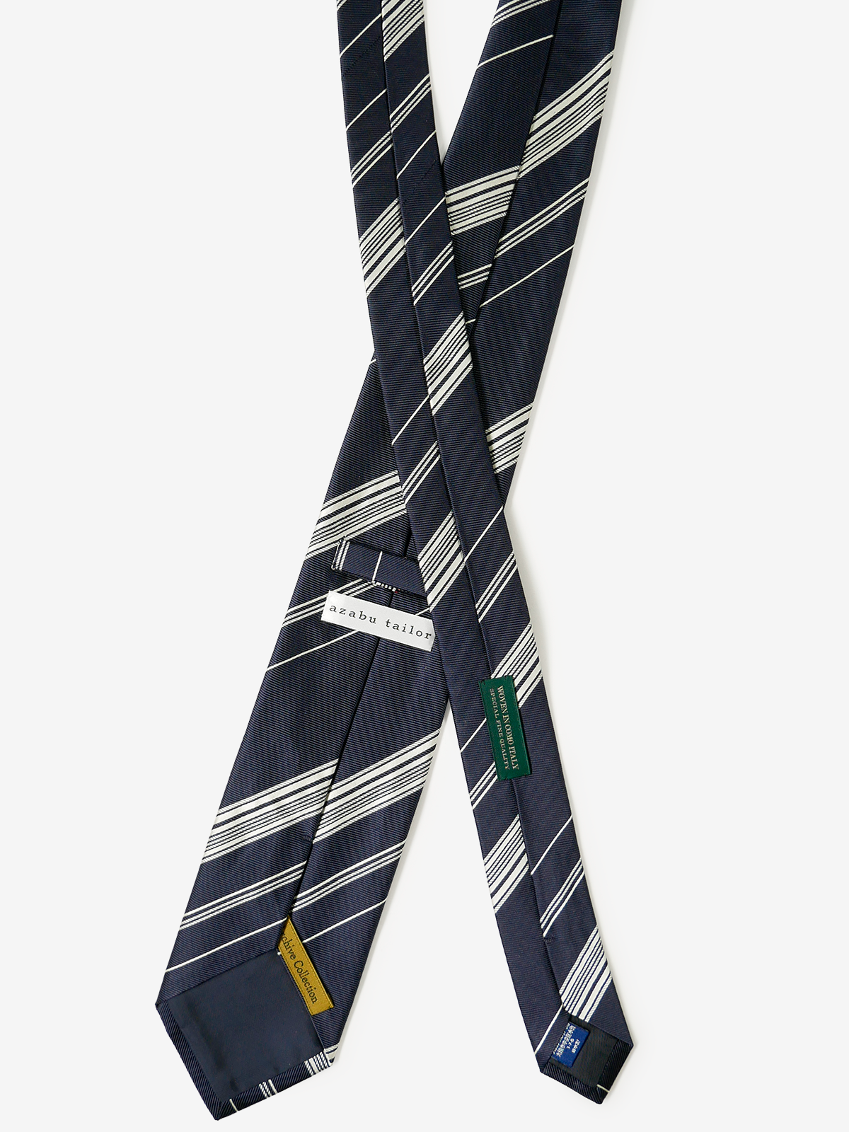 Canepa|Stripe Tie|ホワイト
