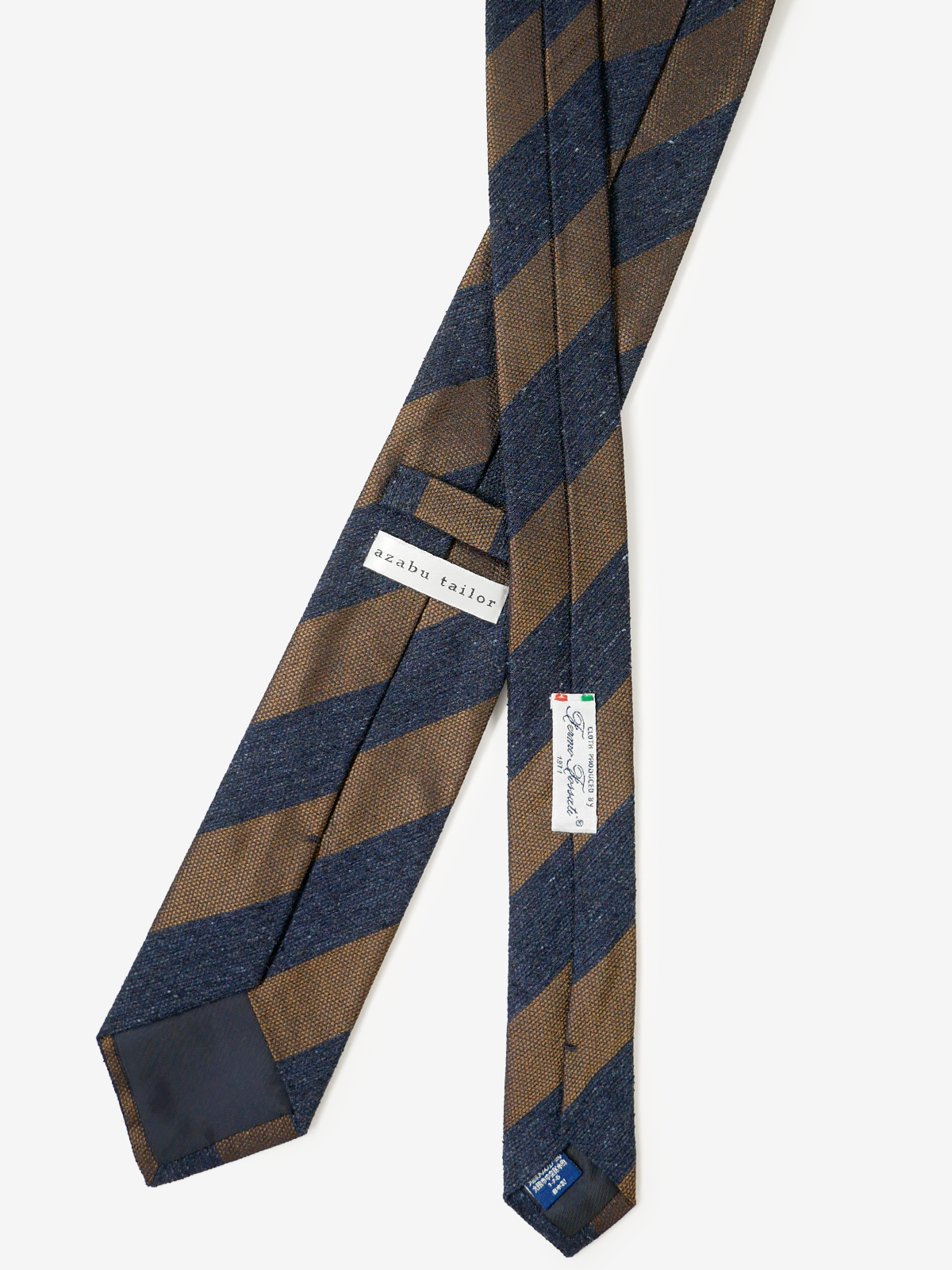 Fermo Fossati|Stripe Tie|マスタード