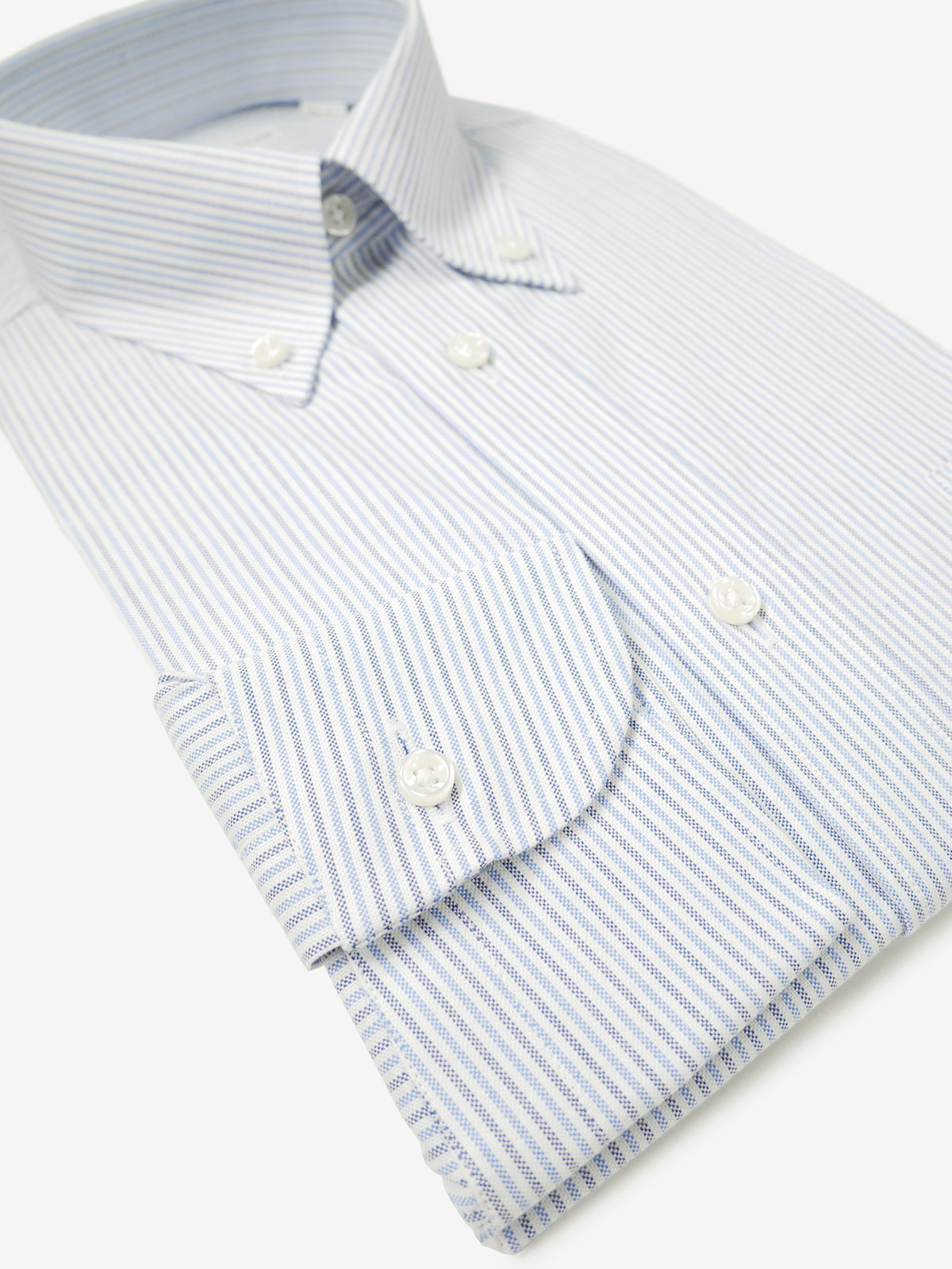 Oxford Striped Shirt|ブルー
