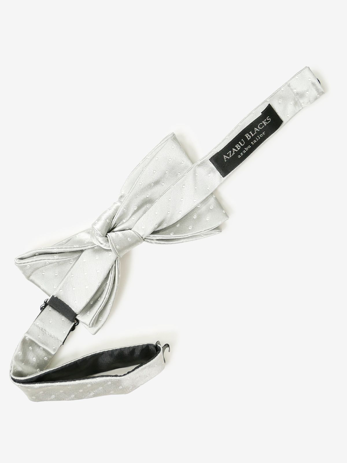 Polka Dot Bow Tie|シルバー