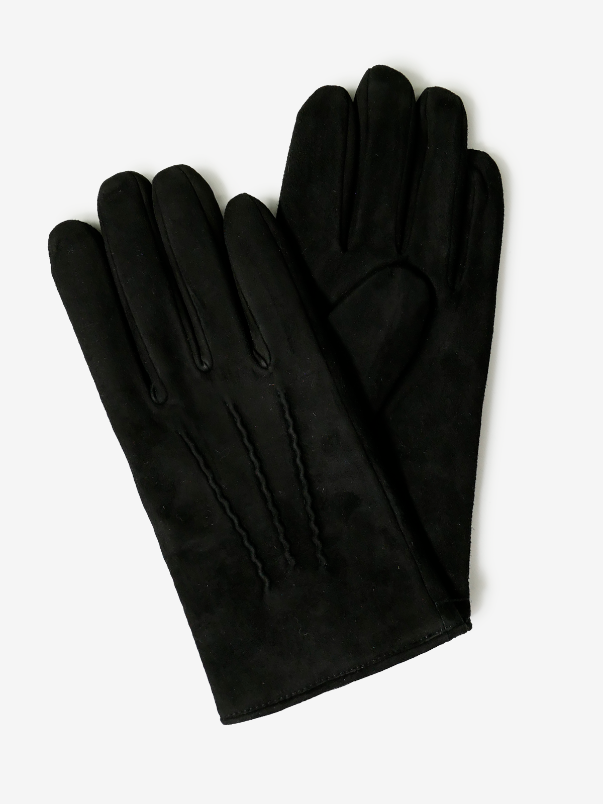 Suede Leather Gloves|ブラック