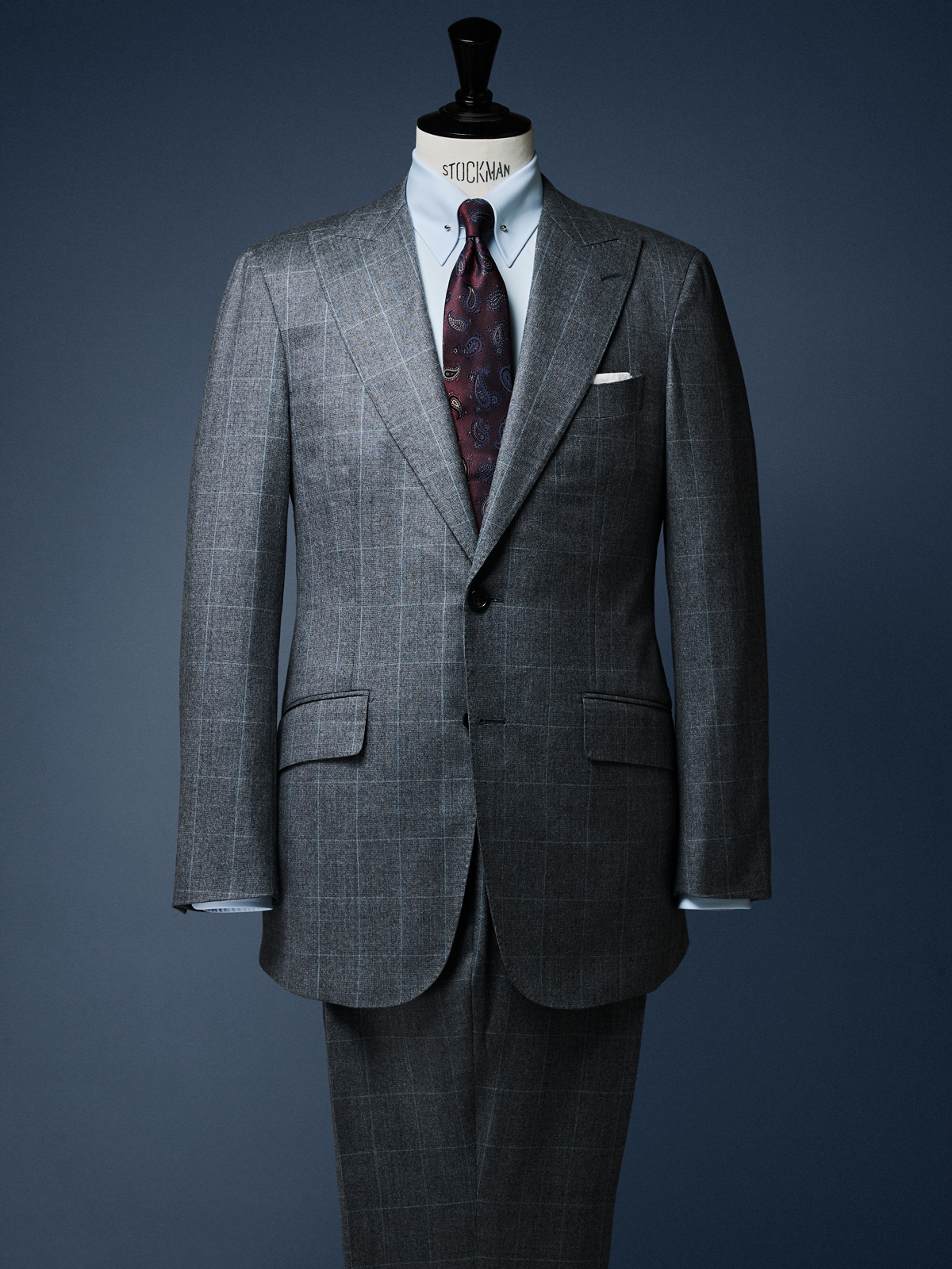 Mantero|Paisley Neat Tie|ボルドー