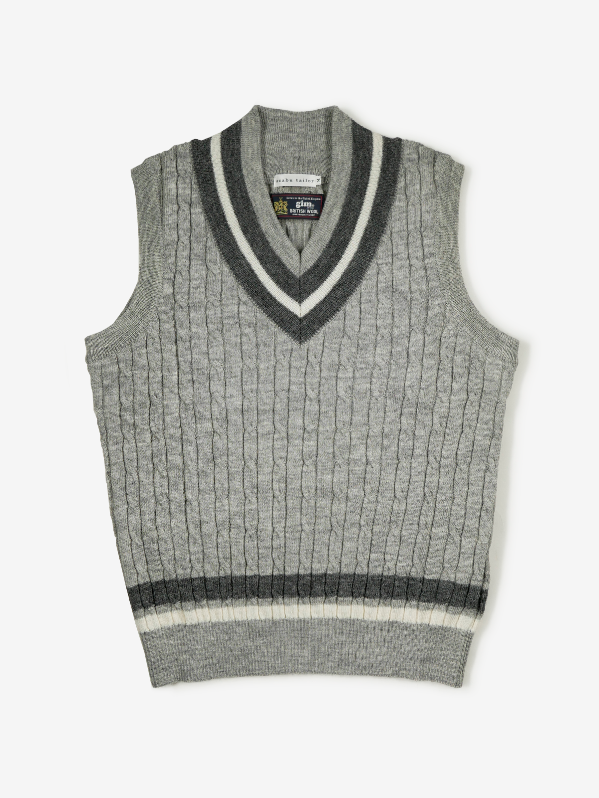 Wool Sweater Vest|ライトグレー