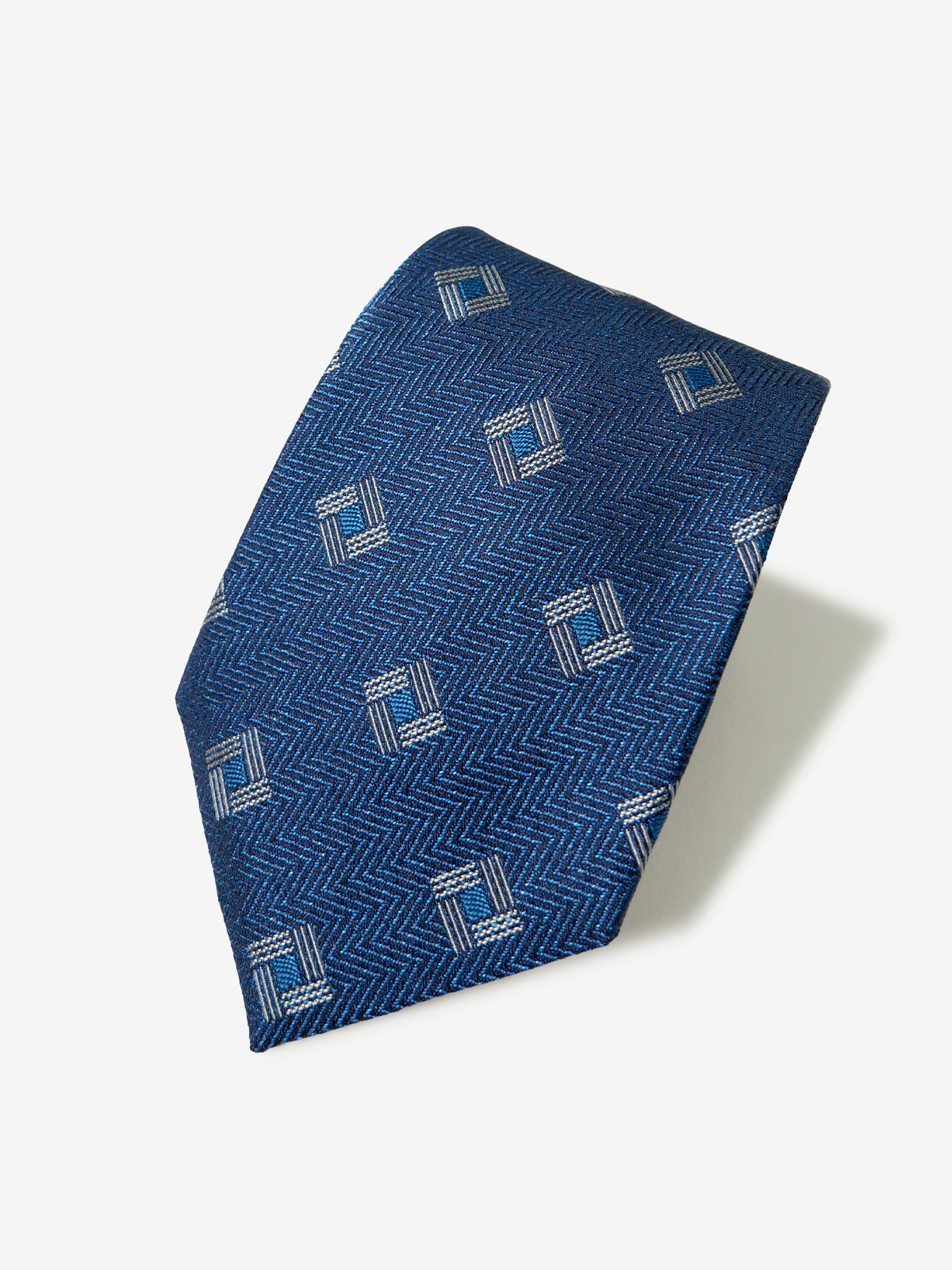 Square Neat Tie|ブルー