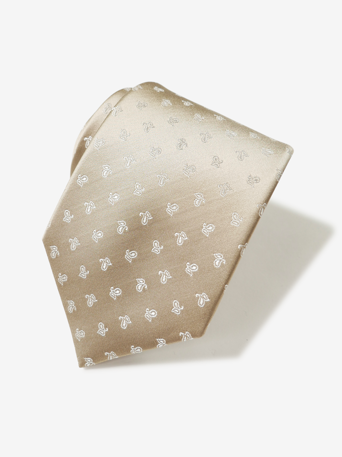 Mantero|Neat Tie|ベージュ