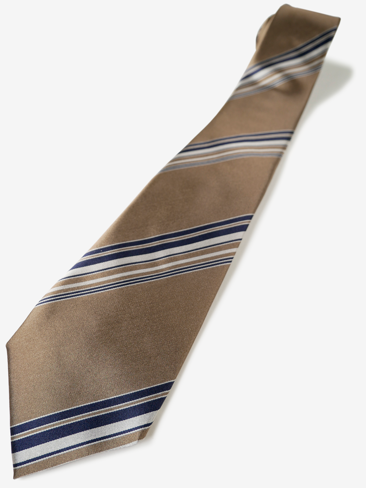 Classico Seta|Stripe Tie|ベージュ