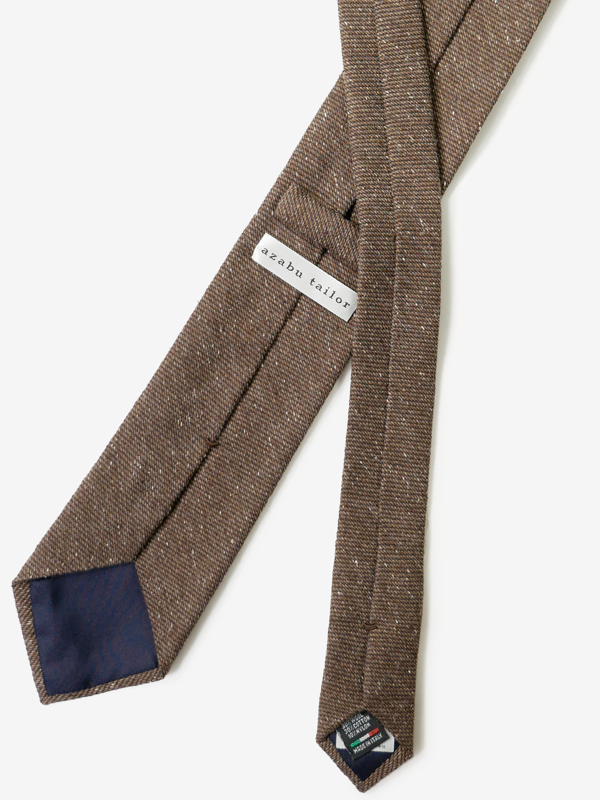 Classico Seta|Solid Tie|ブラウン