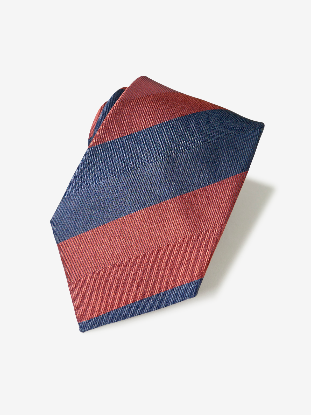 Classico Seta|Block Stripe Tie|レッド