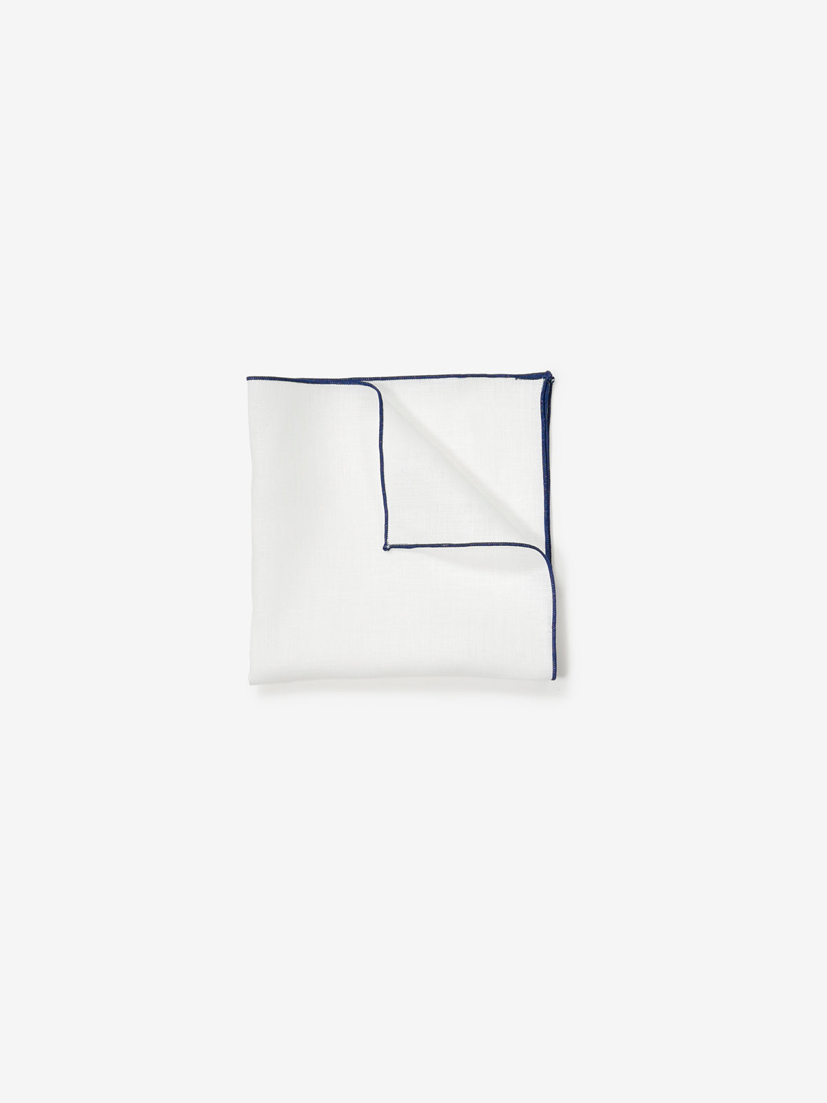 Linen Pocket Square|ネイビー