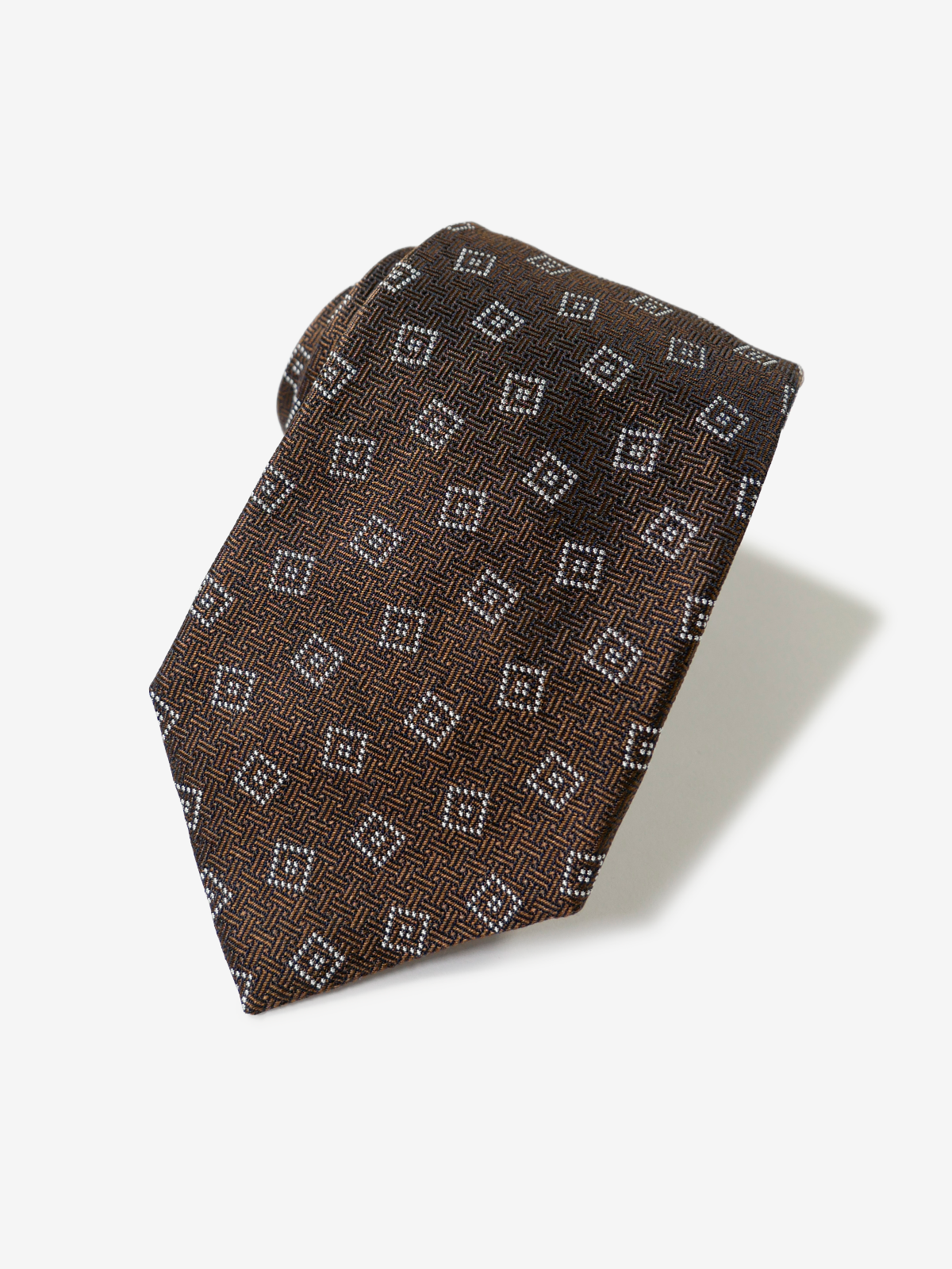 Square Neat Tie|ブラウン