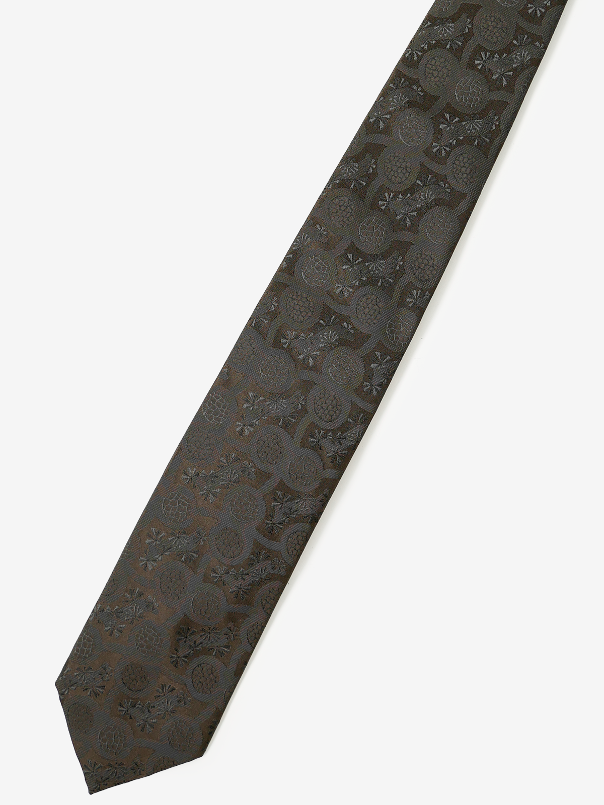 Fermo Fossati|Neat Tie|ブラウン