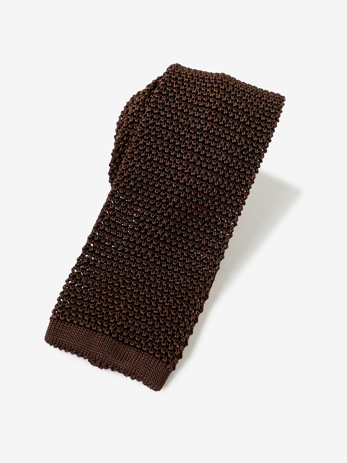 Classico Seta|Knitted Tie|ブラウン
