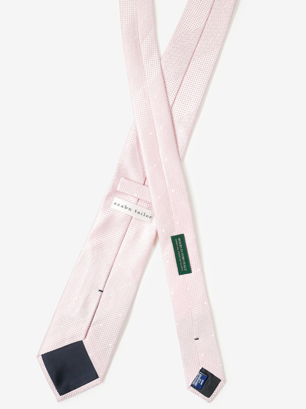 Mantero|Stripe Tie|ピンク