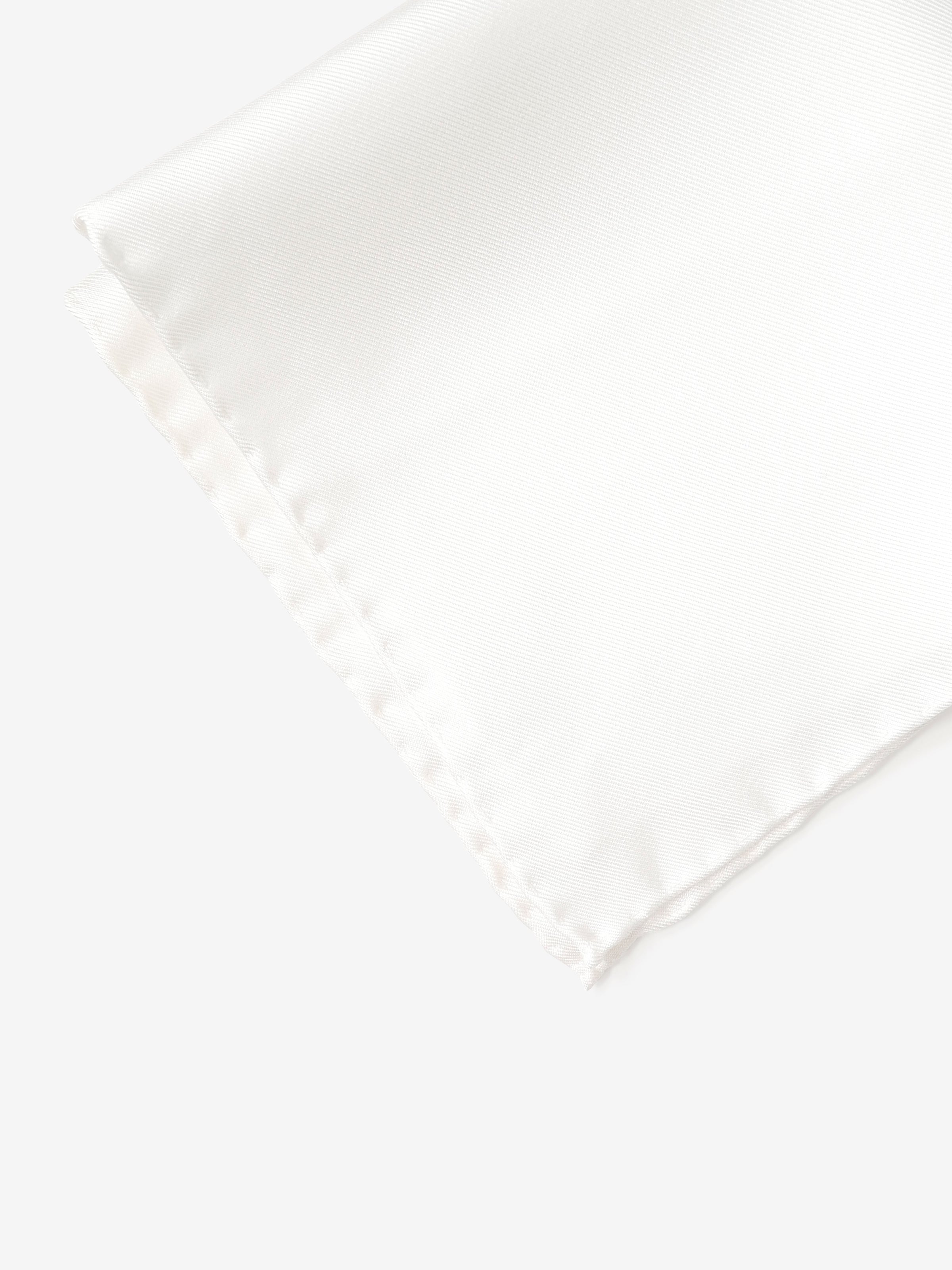 Silk Pocket Square|ホワイト