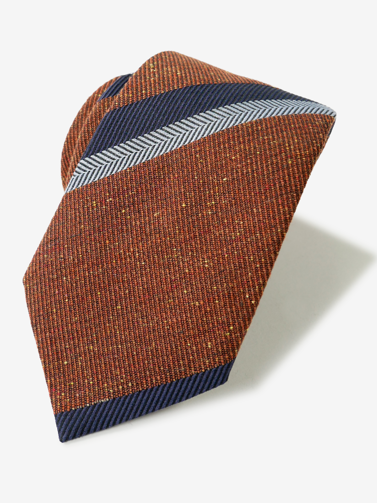 Classico Seta|Striped Twill Necktie|オレンジ