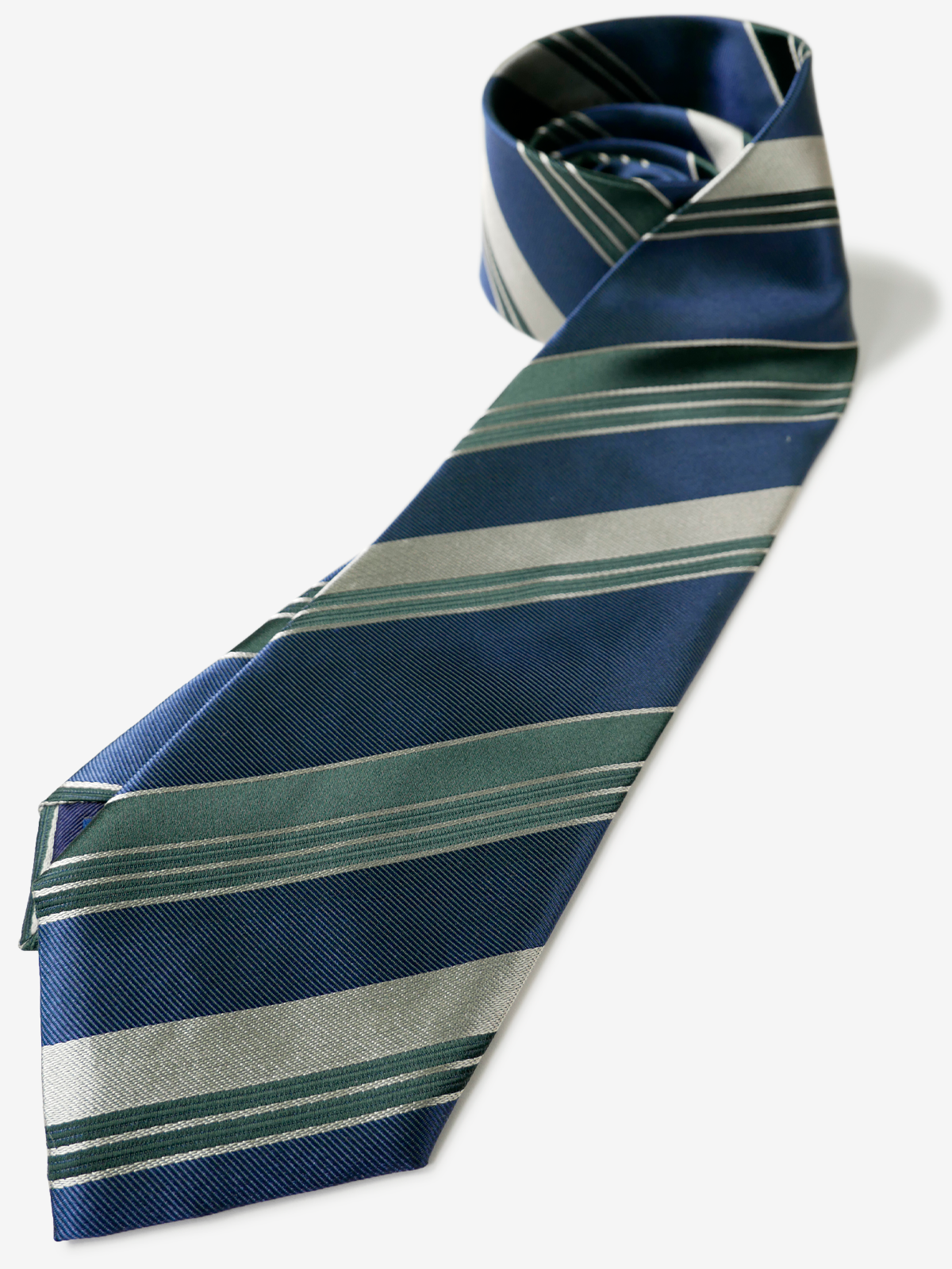 Classico Seta|Stripe Tie|ブルー