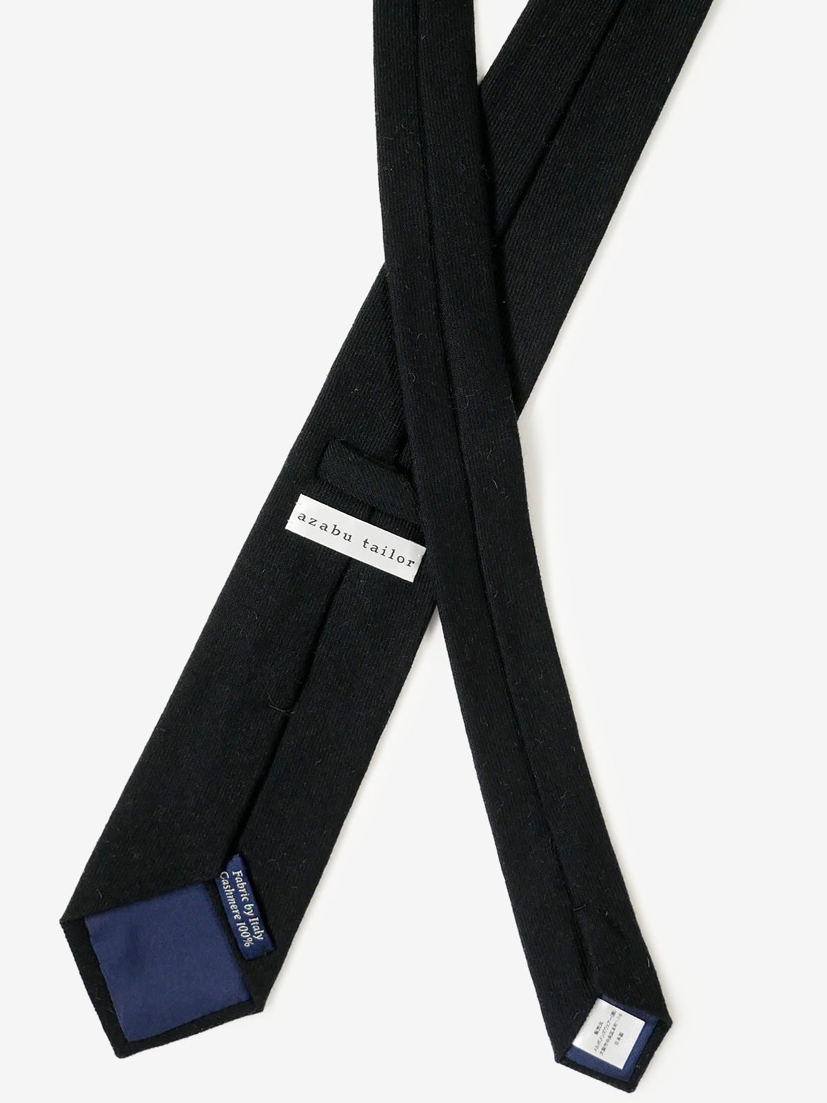 Cashmere Wool Tie|ブラック