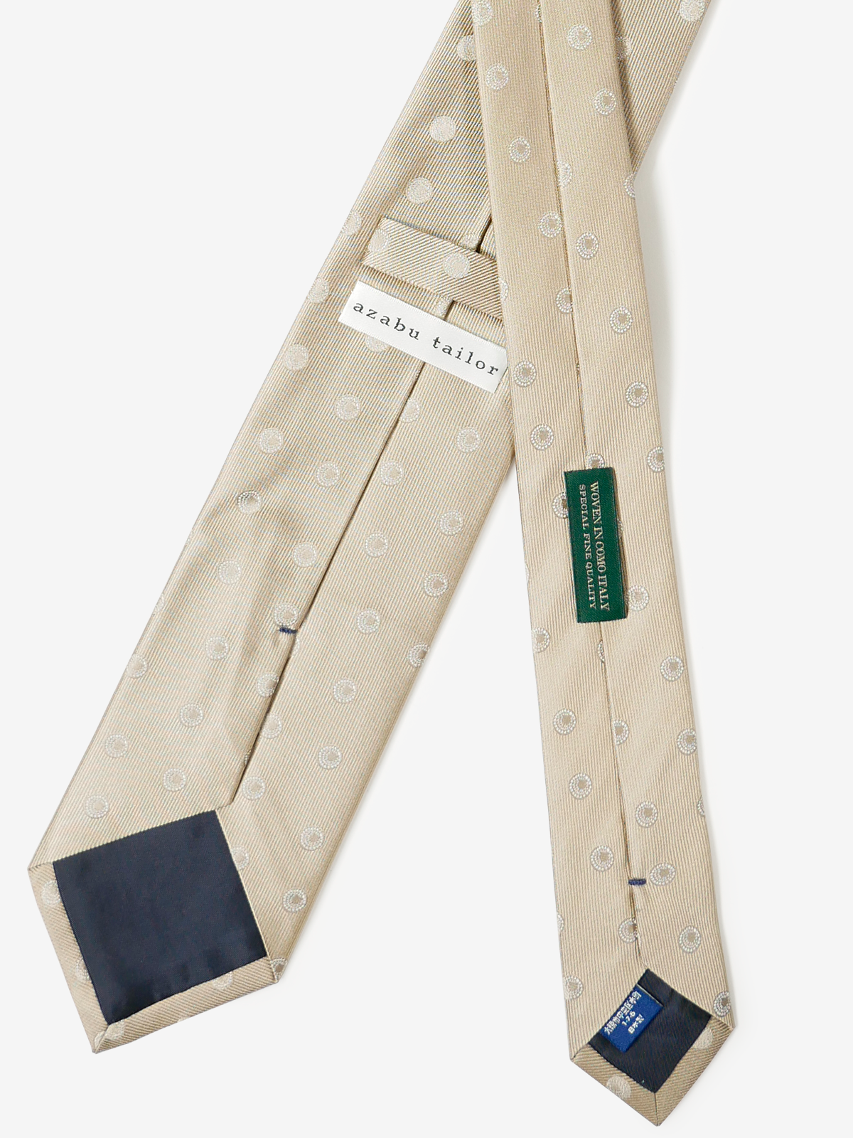 Mantero|Neat Tie|ベージュ