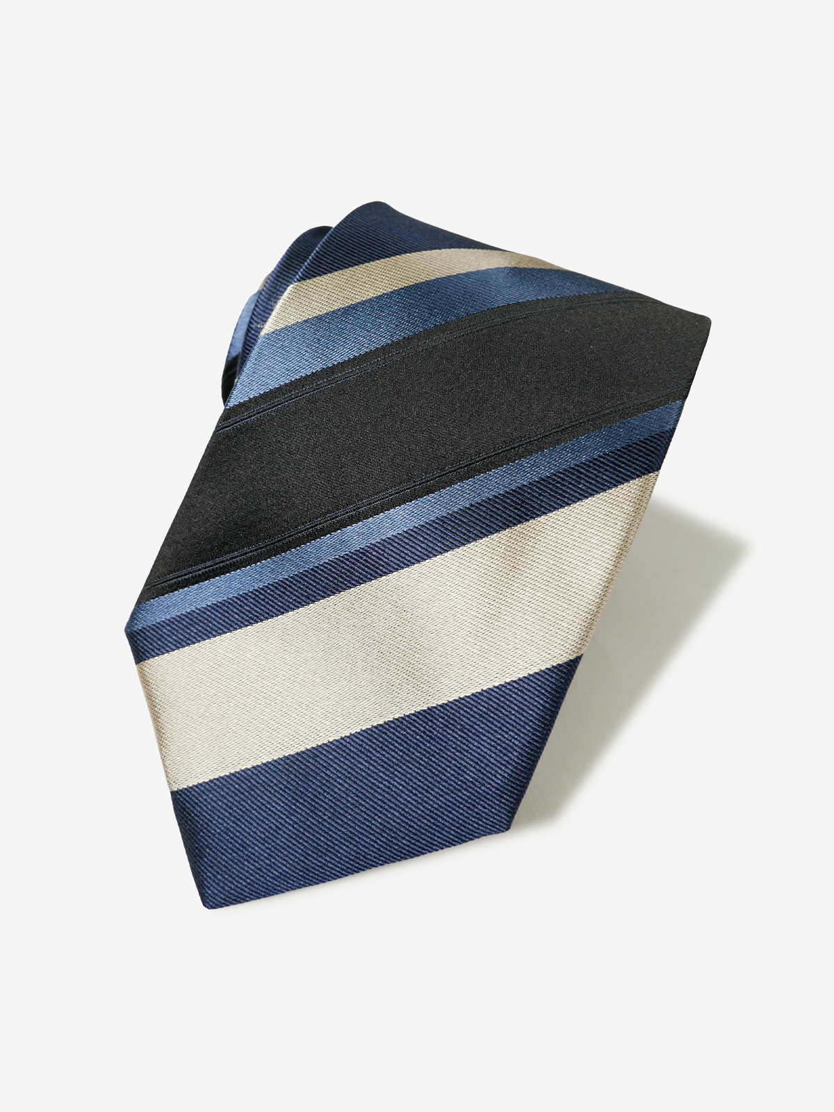 Classico Seta|Stripe Tie|ネイビー