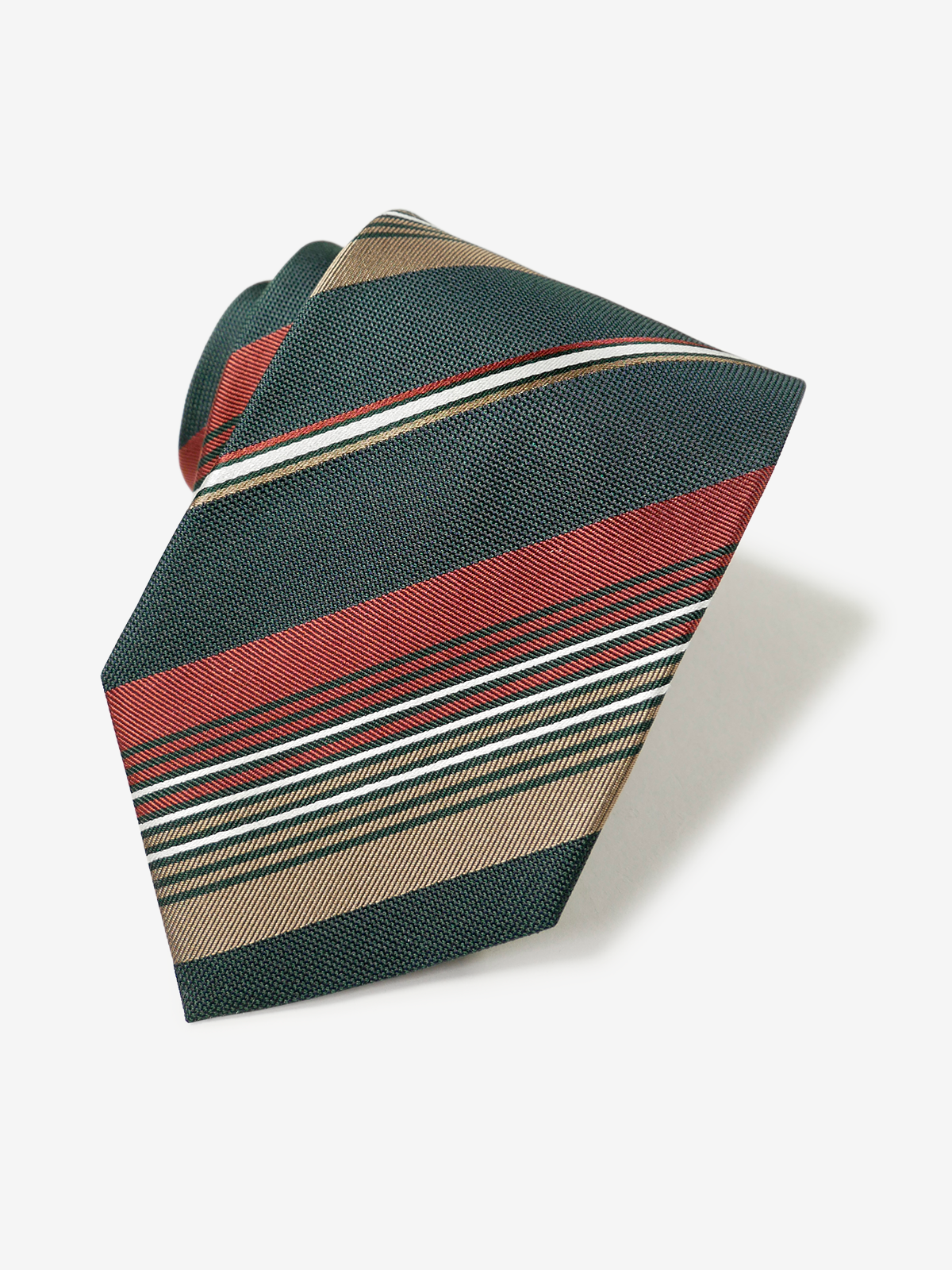 Canepa|Stripe Tie|グリーン
