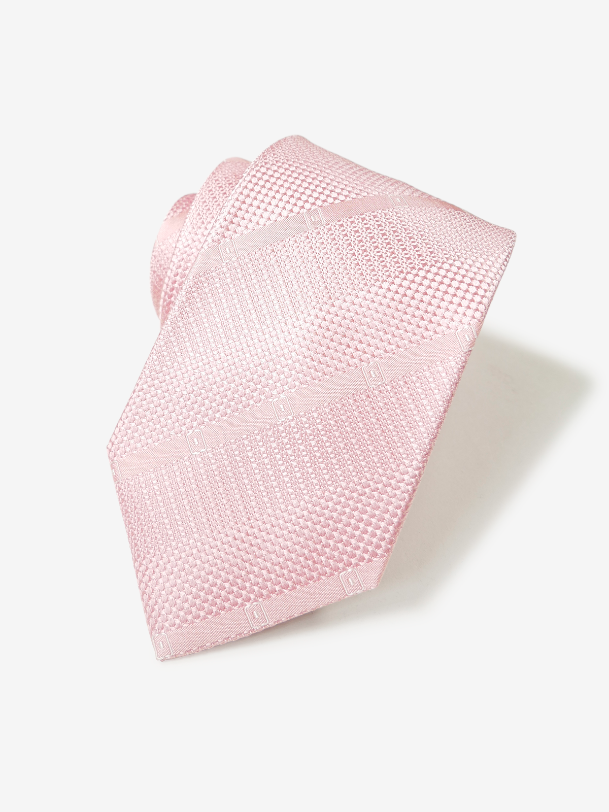 Mantero|Stripe Tie|ピンク