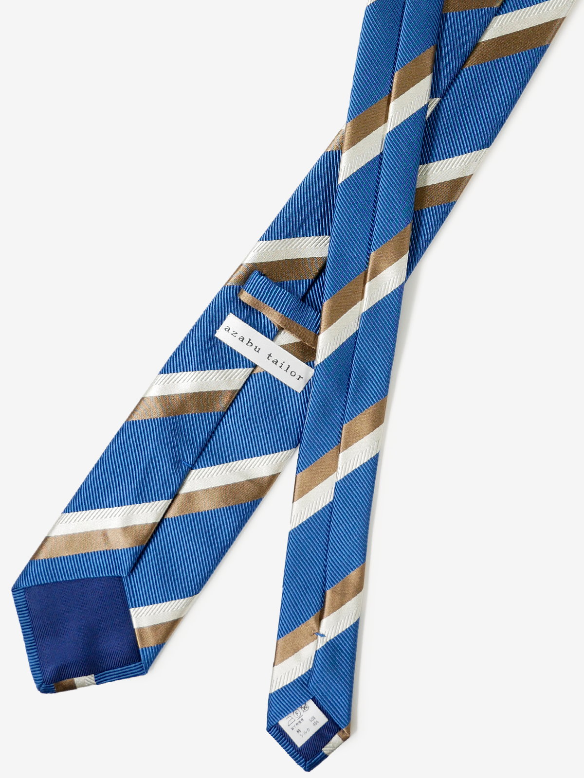Striped Repp Tie|ブルー