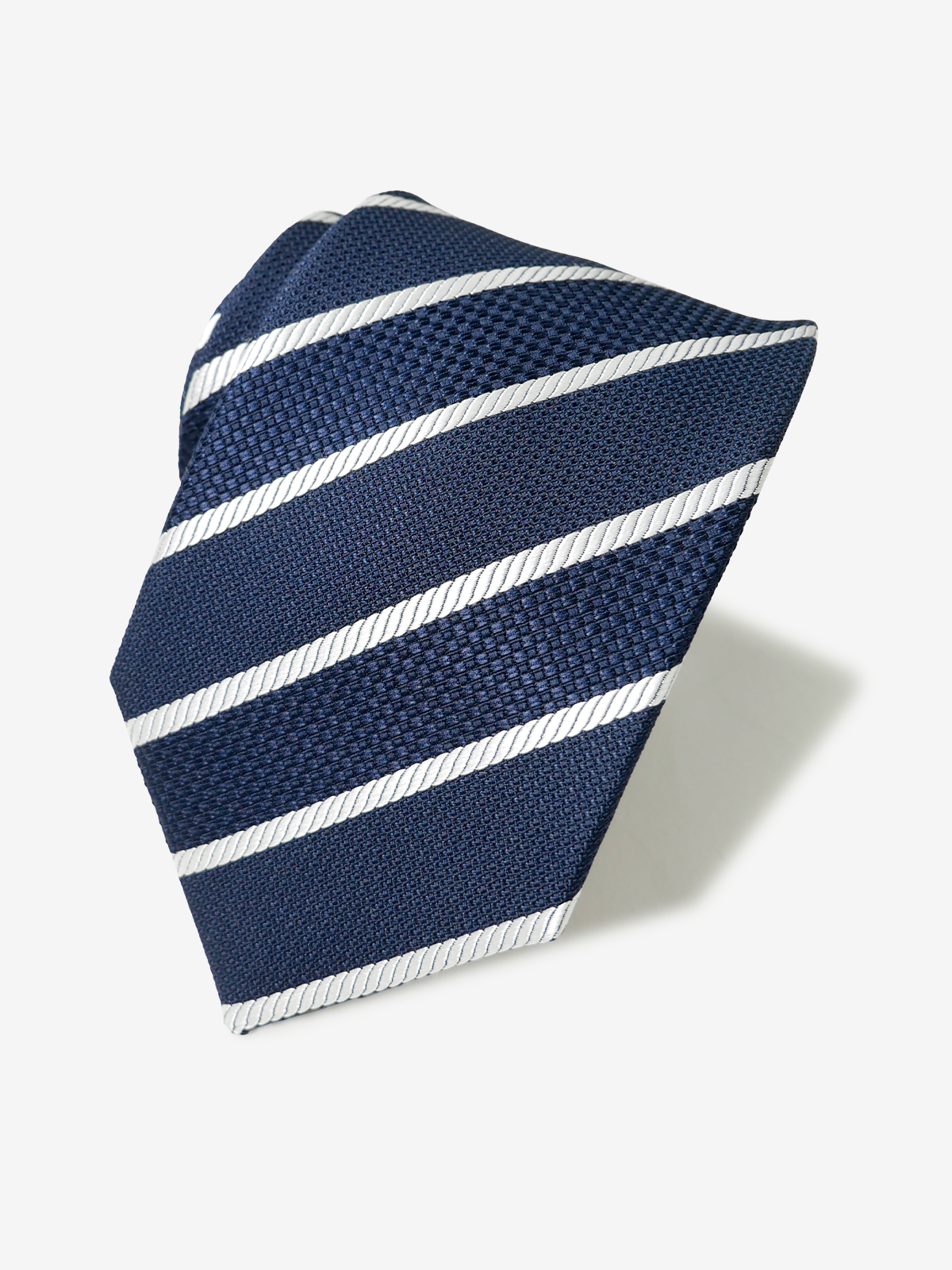 Striped Neat Tie｜ホワイト