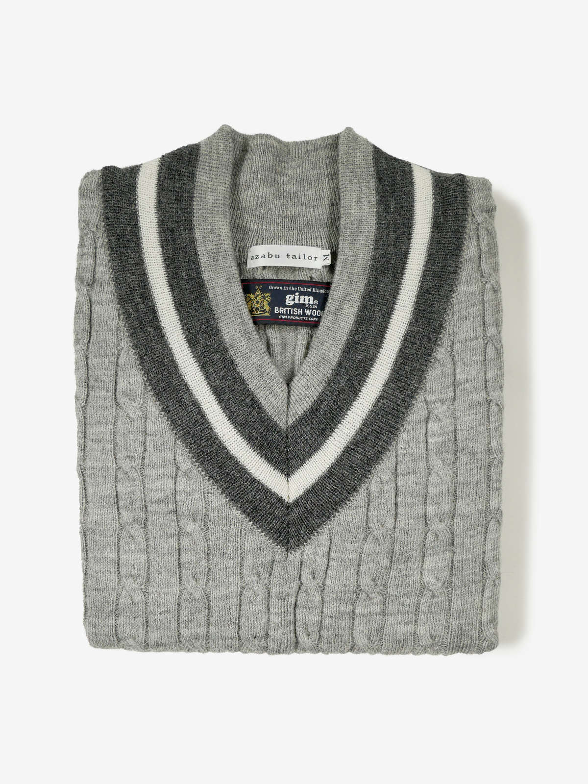 Wool Sweater Vest|ライトグレー