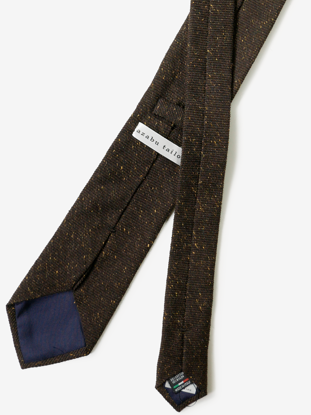 Classico Seta|Solid Tie|ダークブラウン