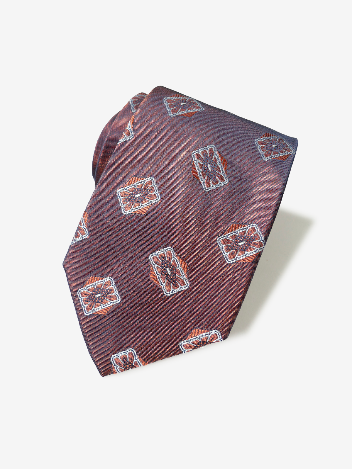 Classico Seta|Rectangle Neat Tie|レッド