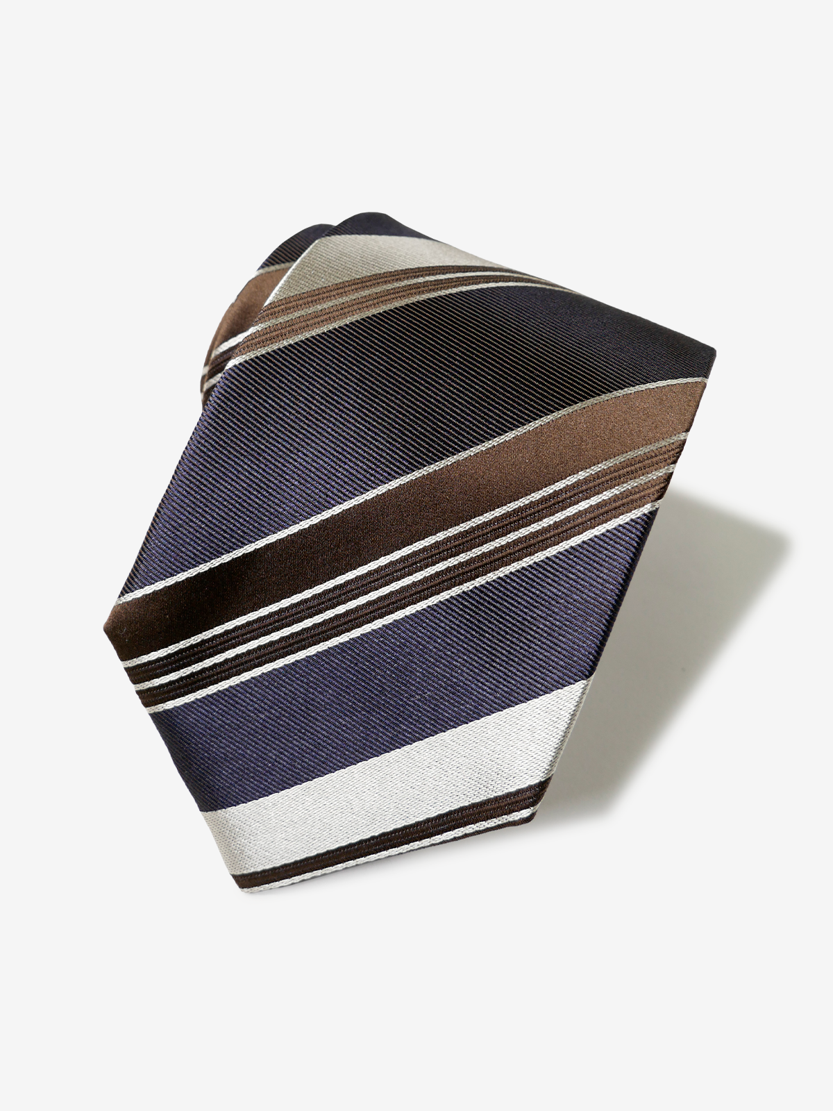 Classico Seta|Stripe Tie|ネイビー