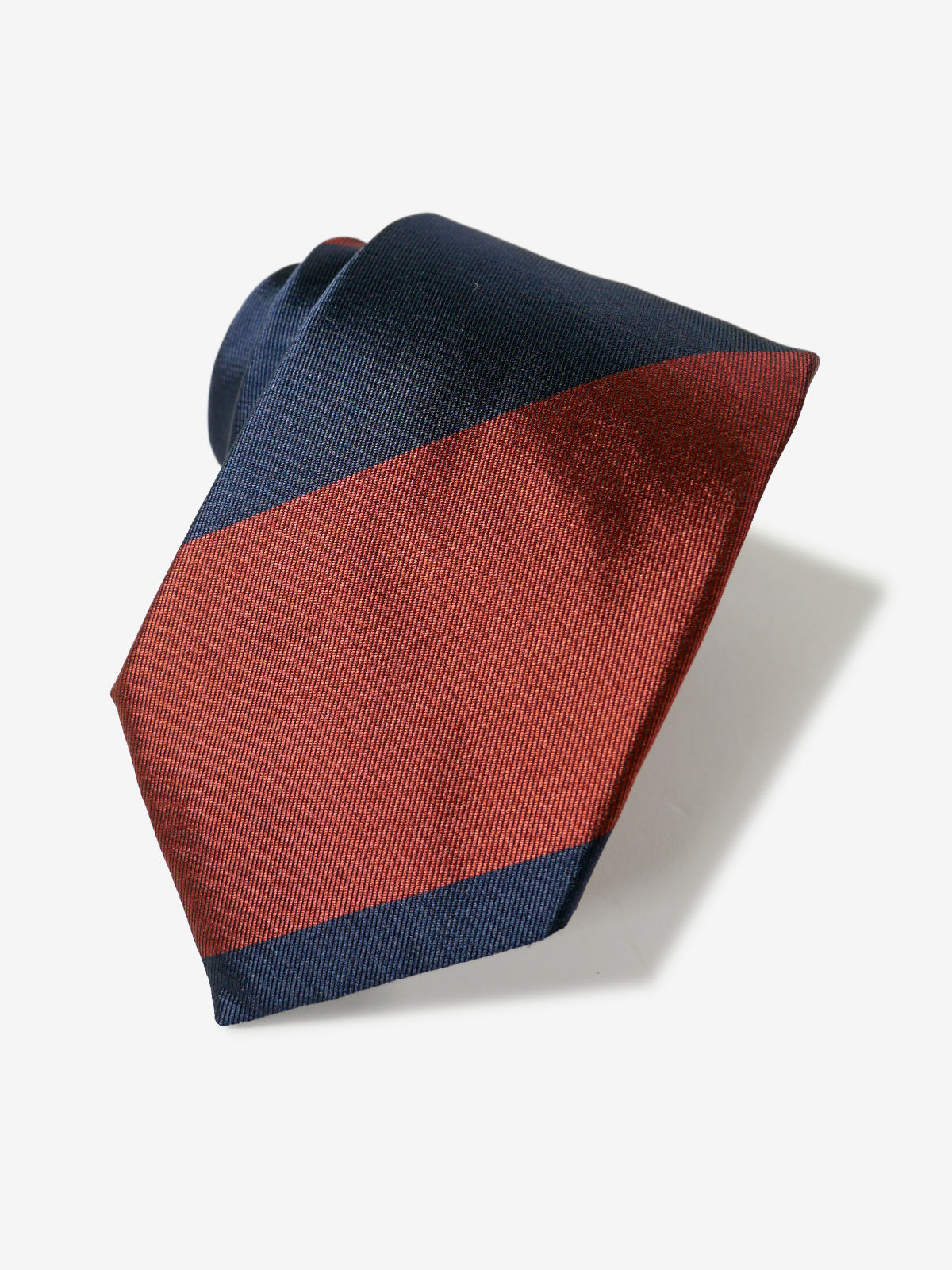 Classico Seta|Block Stripe Tie|レッド