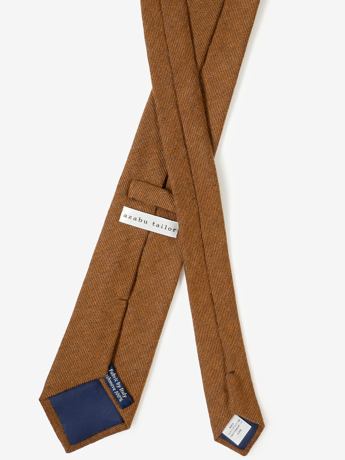 Cashmere Wool Tie|ブラウン