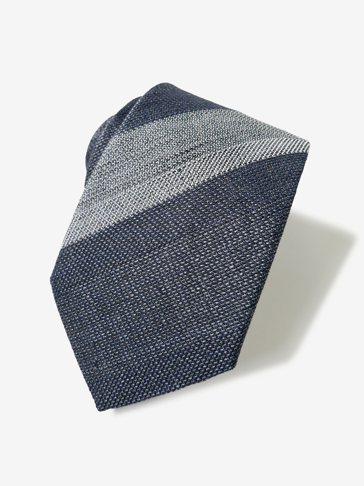 Classico Seta|Stripe Tie|グレー