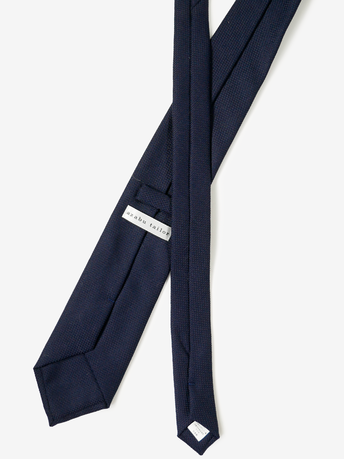 World Traveler Wool Tie|ライトネイビー