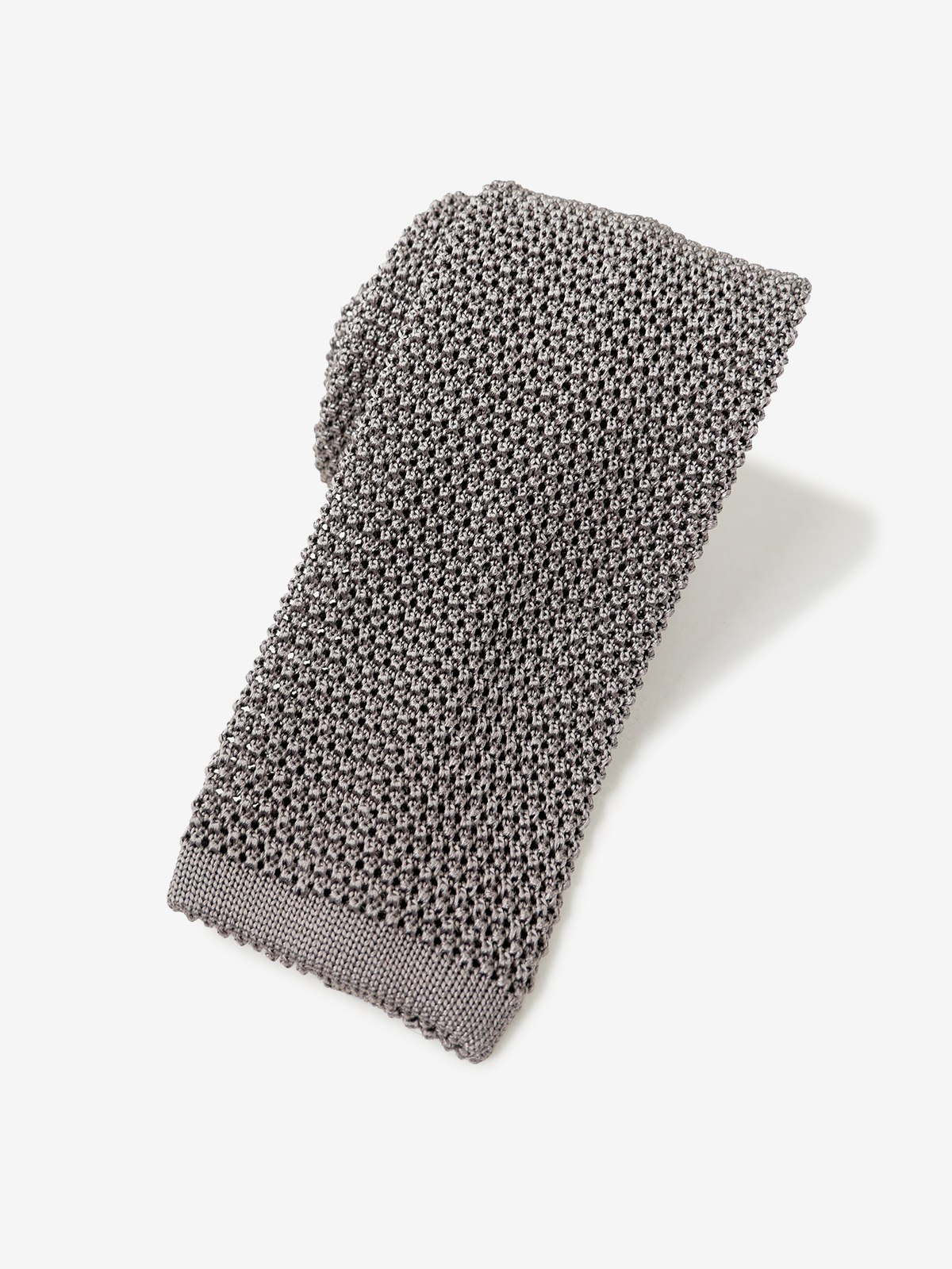 Classico Seta|Knitted Tie|グレー