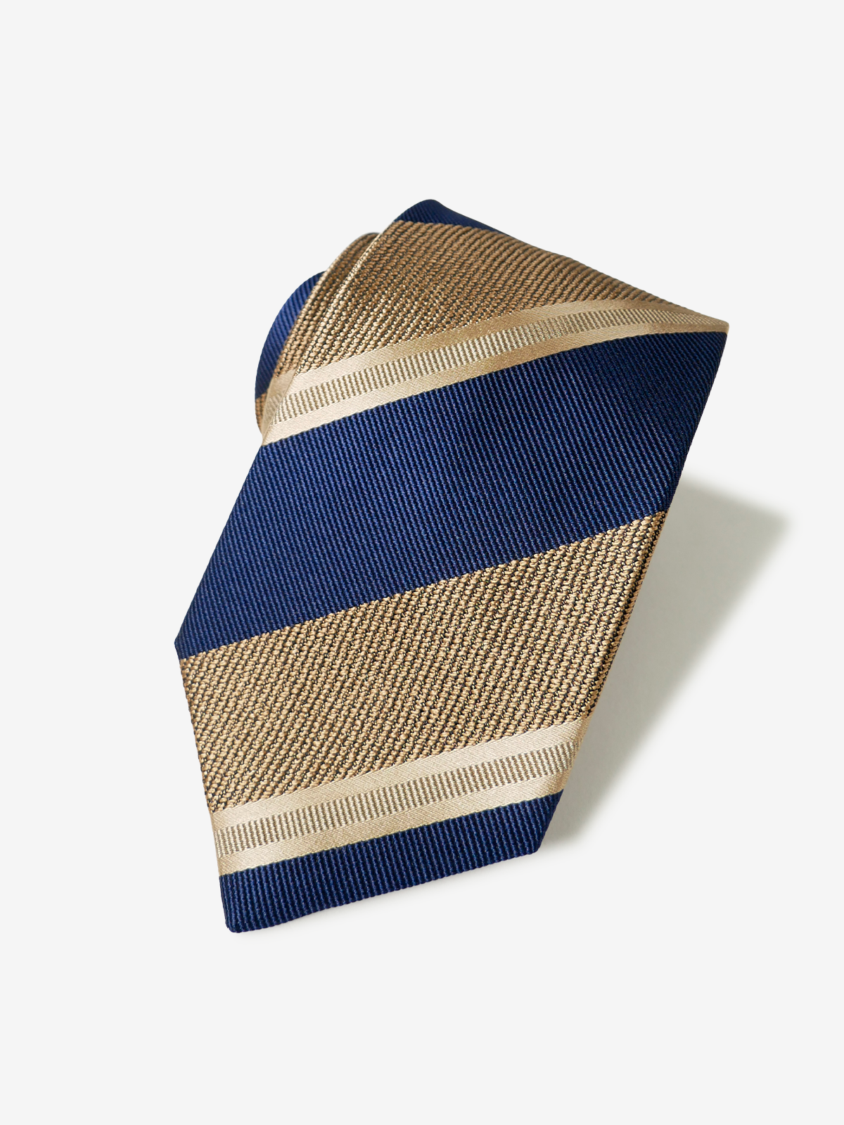 Striped Neat Tie｜ベージュ